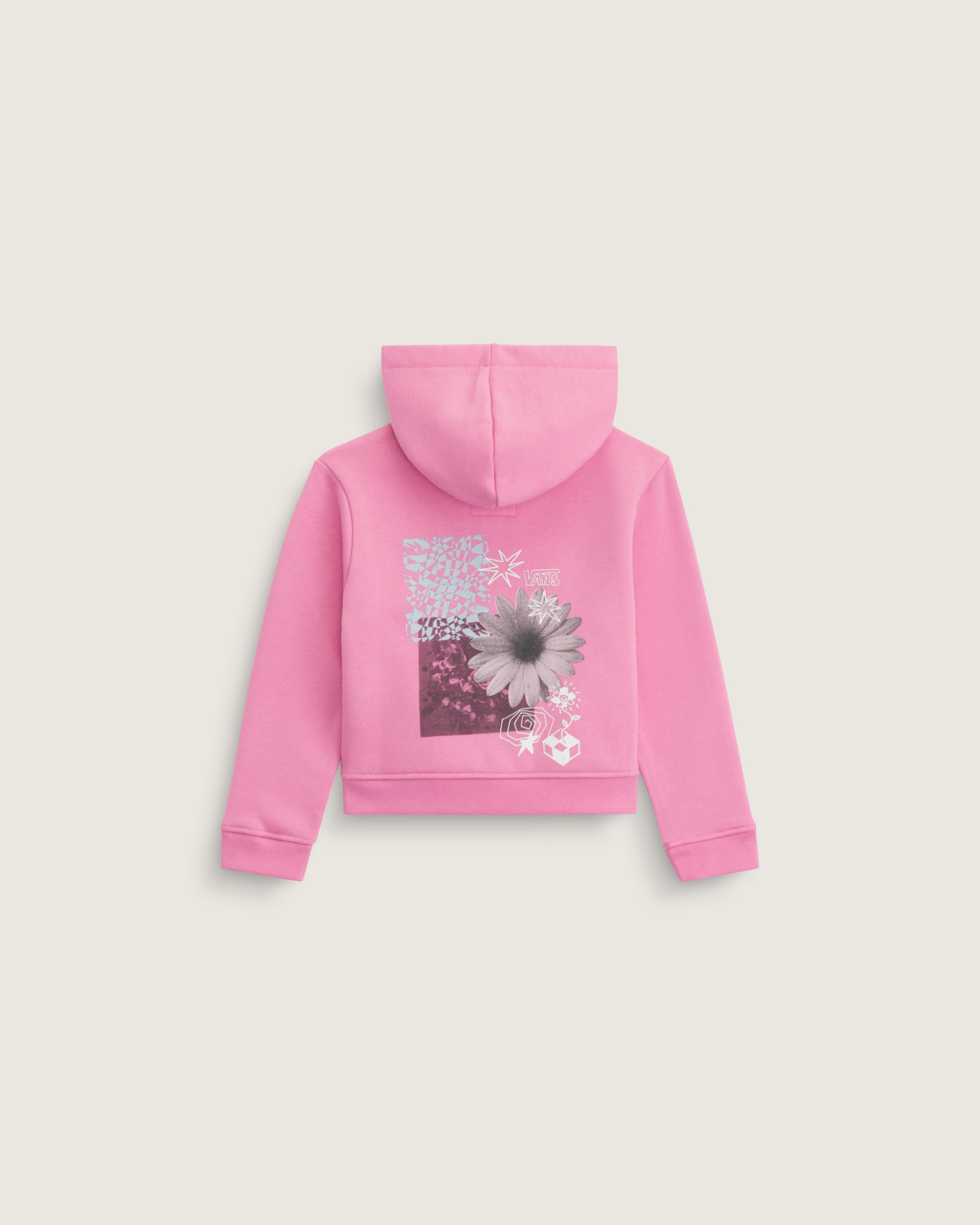 Little Kids Dream Big Zip Hoodie VANS Fizz Pink HERO
