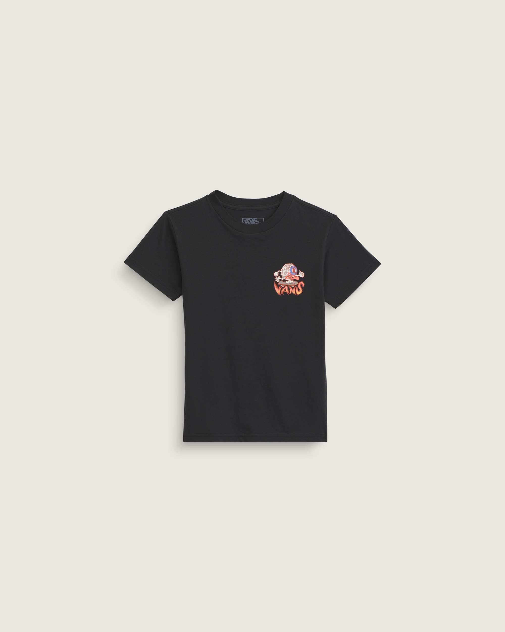 Little Kids Eye Skate TShirt VANS GlowintheDark  Black ALT2
