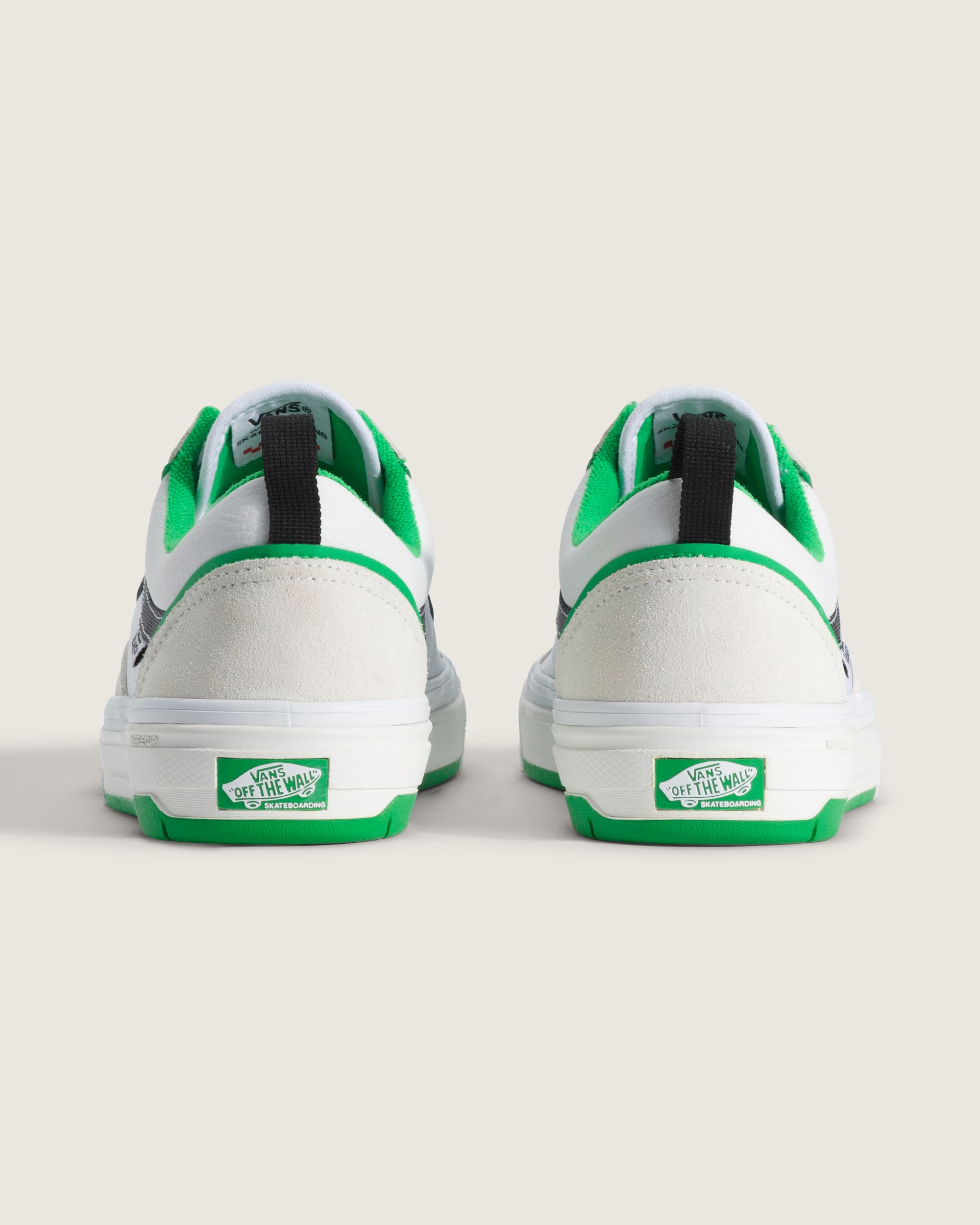 Skate Old Skool Wafflecup Shoe VANS White  Green ALT3