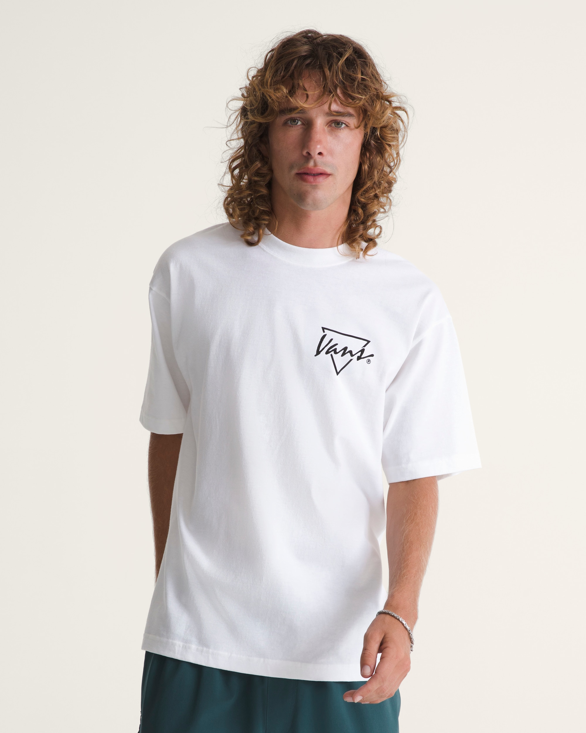 Palm Drive TShirt VANS White ALT2