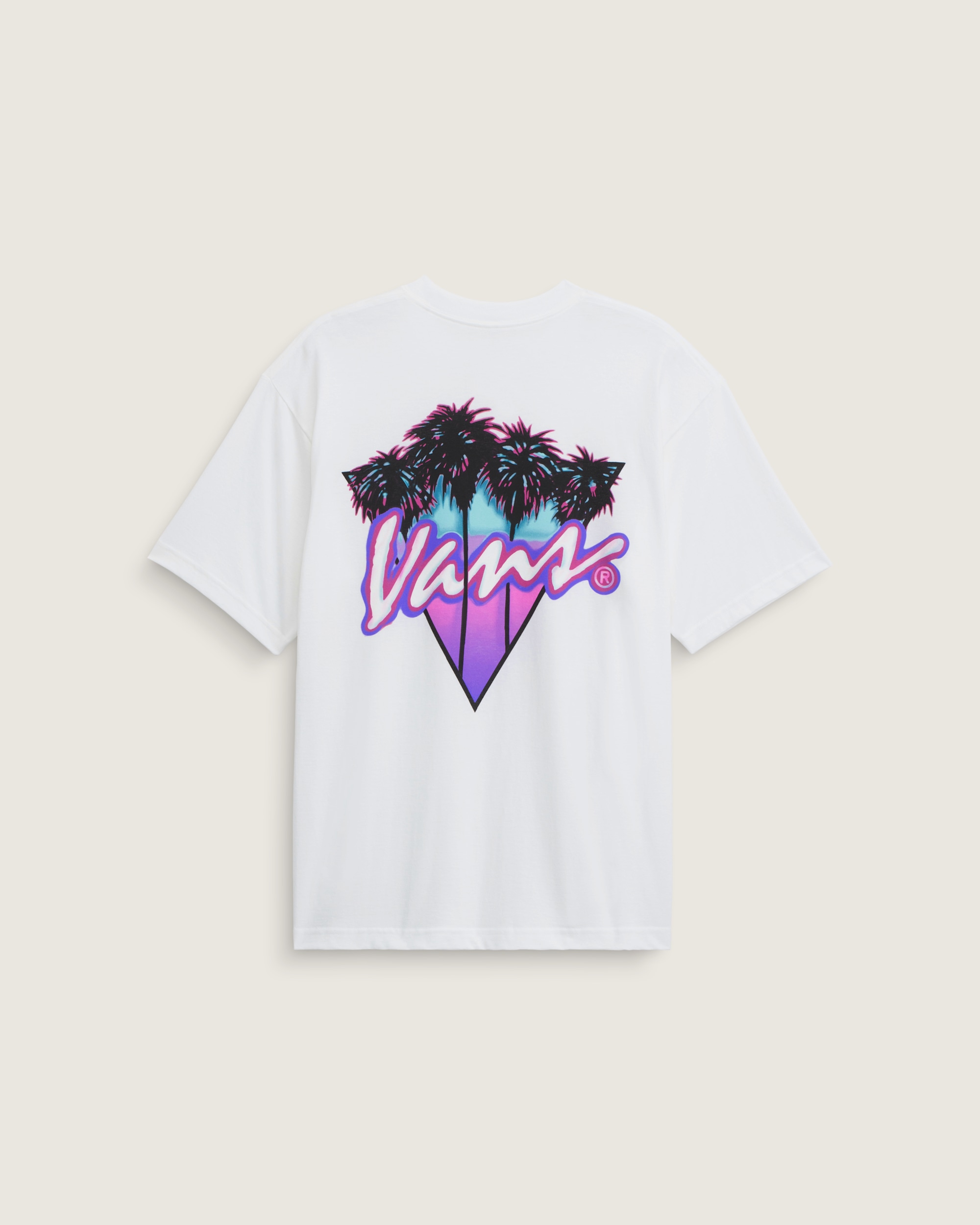 Palm Drive TShirt VANS White HERO
