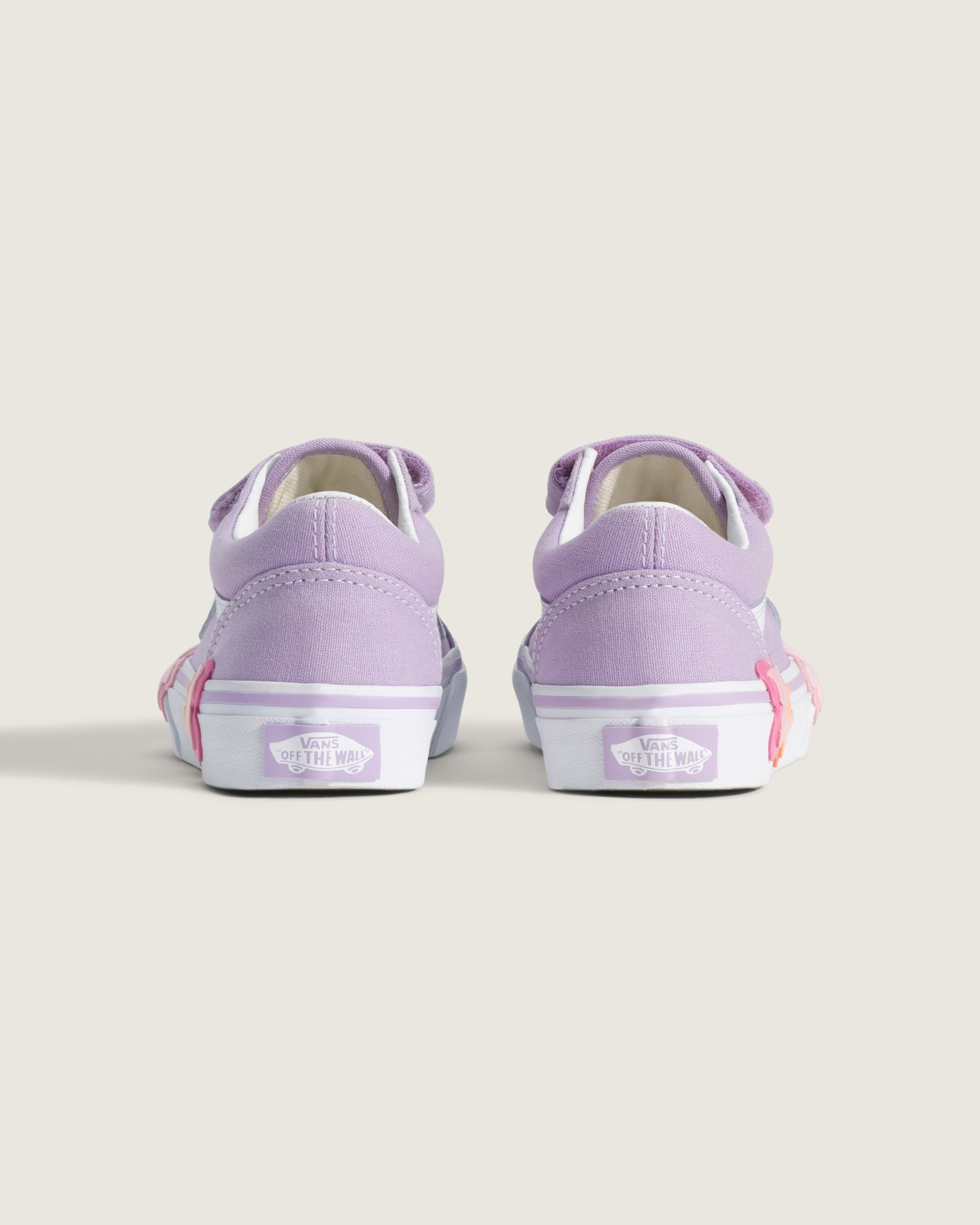 Little Kids Old Skool V Shoe VANS Soft Orchid Purple ALT3