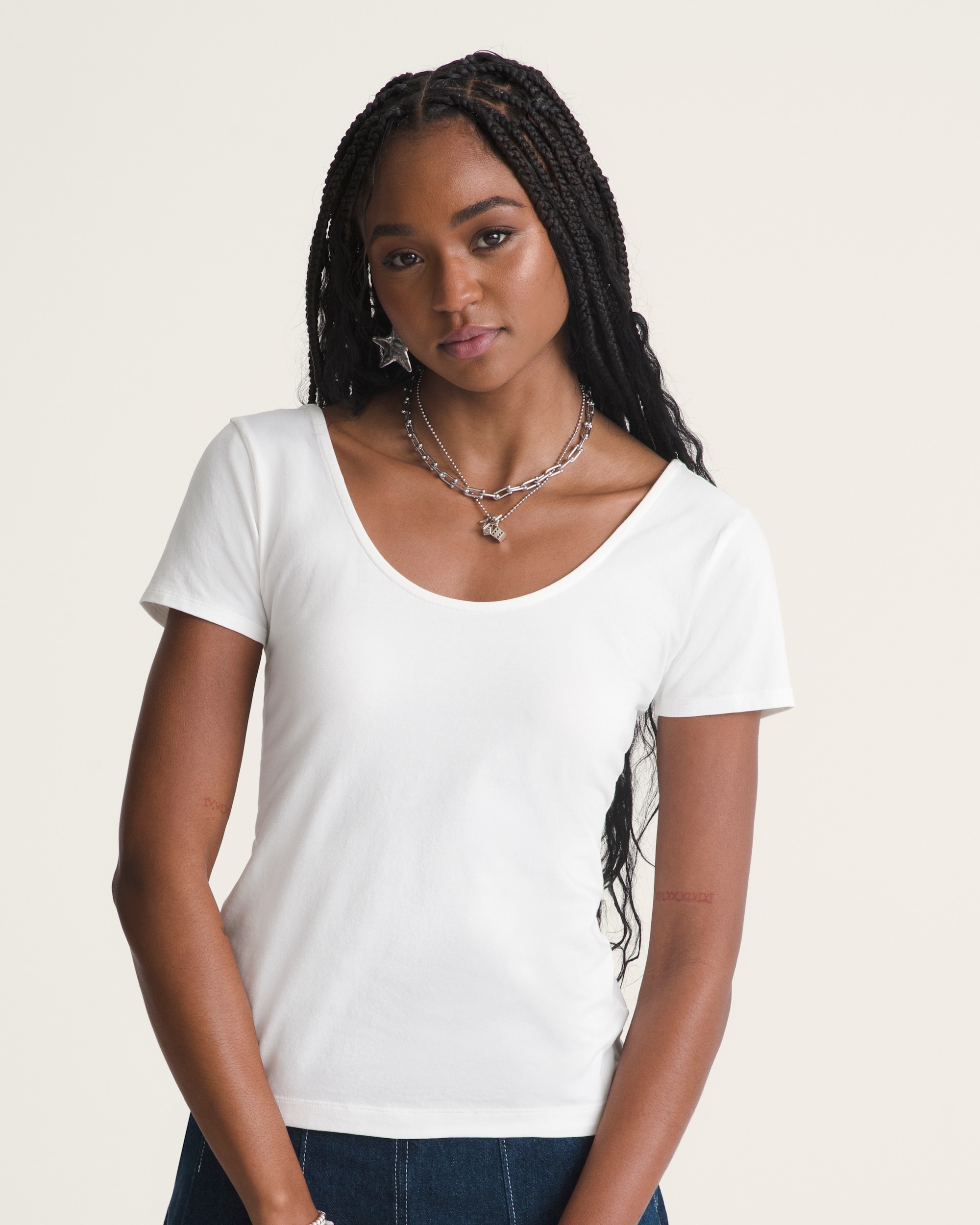 Double Scoop TShirt VANS True White ALT2