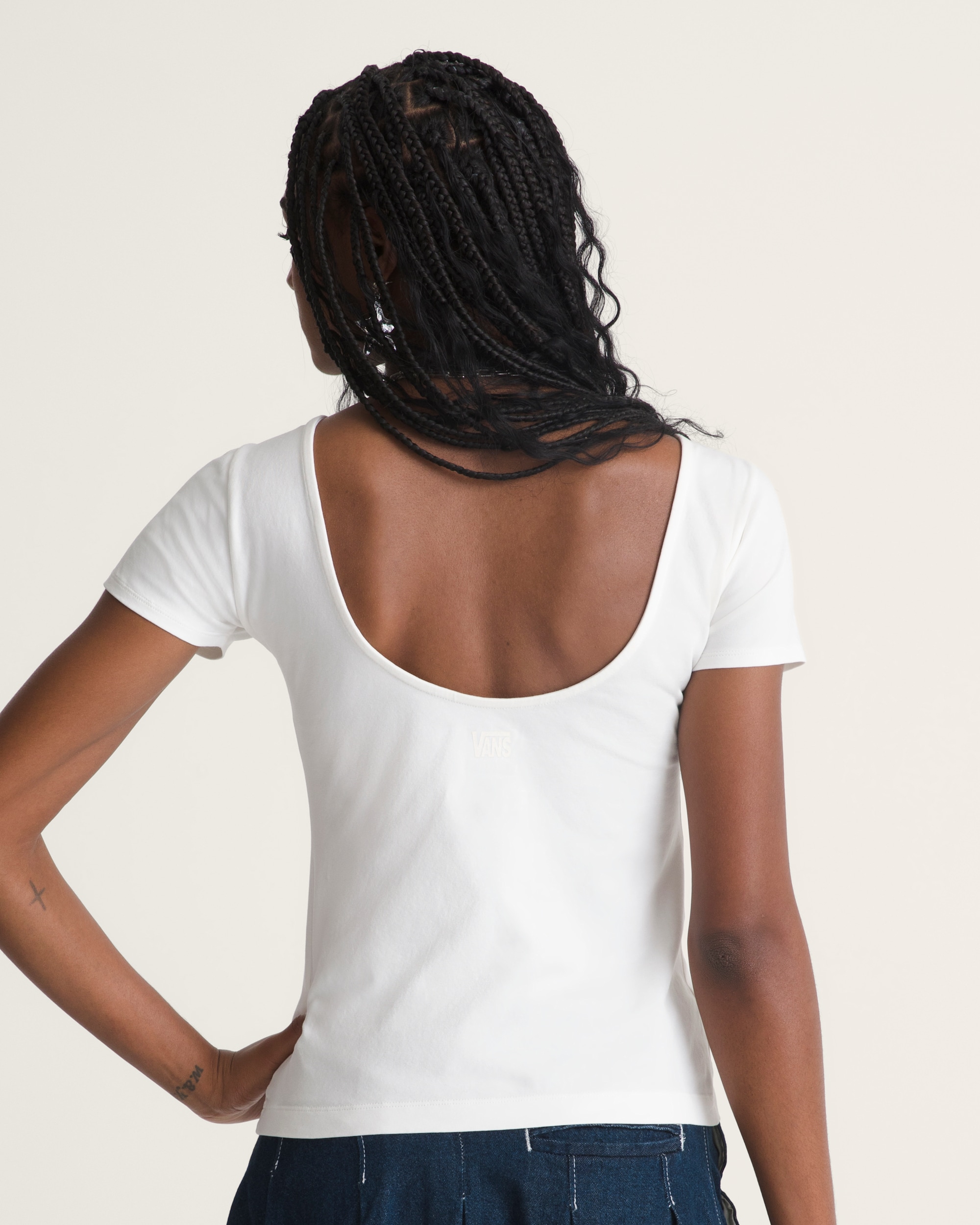 Double Scoop TShirt VANS True White ALT3