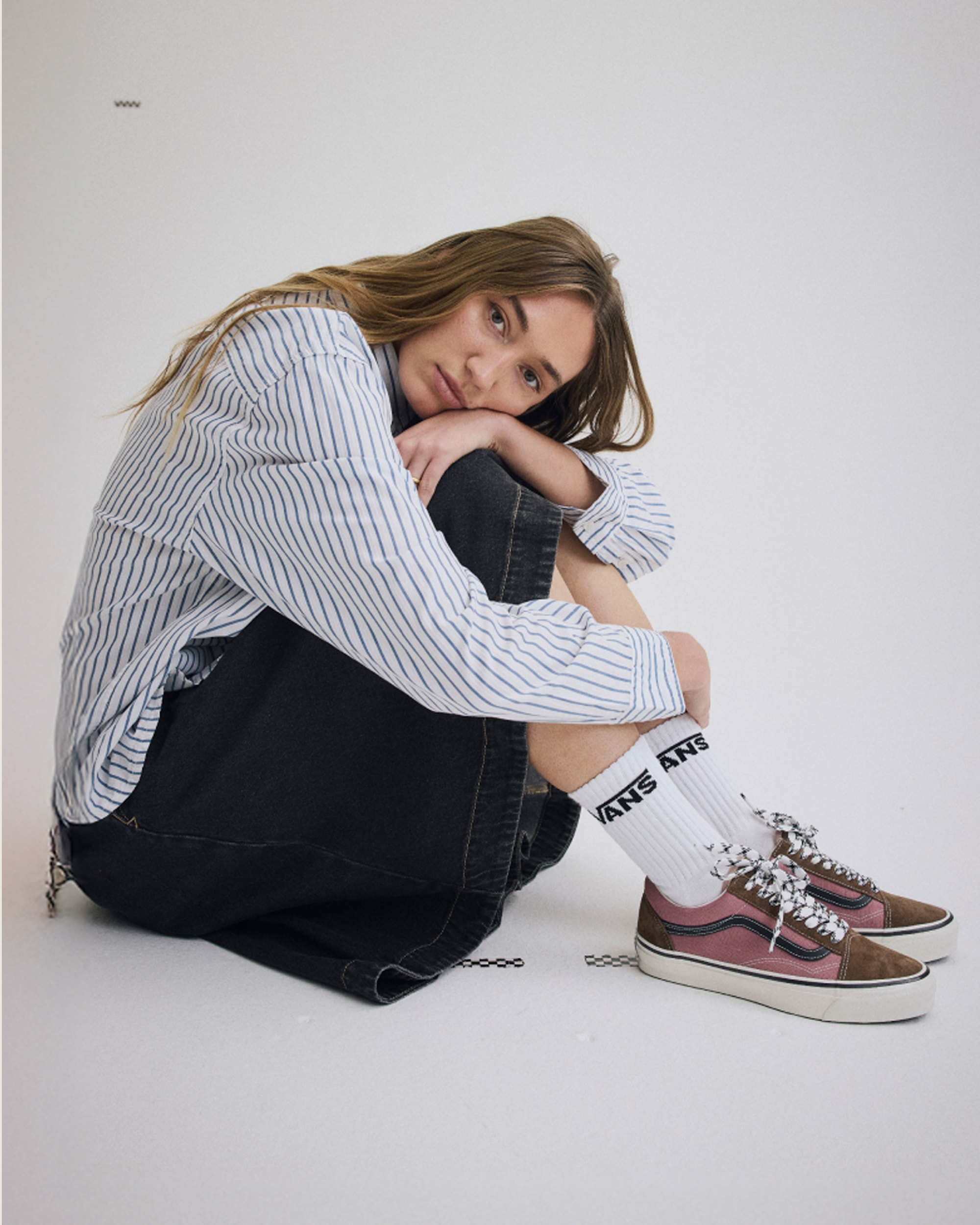 Premium Old Skool Shoe VANS Brown  Pink ALT4