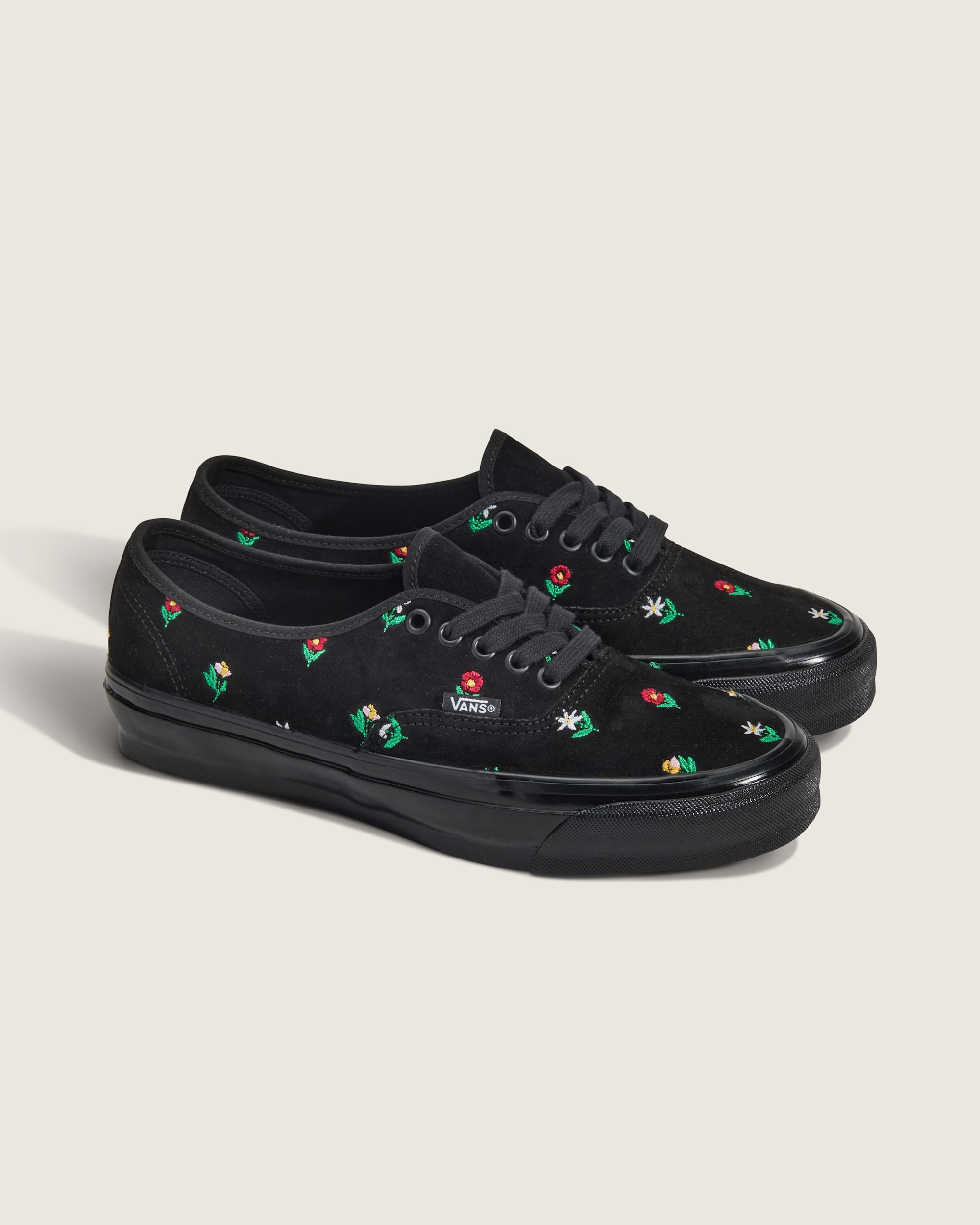 OTW Authentic 44 VANS Flower Print Black ALT1
