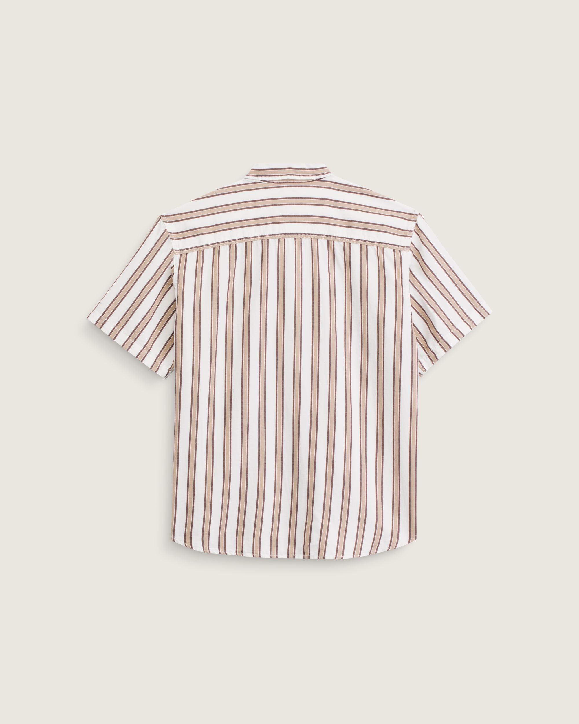 Lawson Stripe Shirt VANS White  Potting Soil Brown ALT1