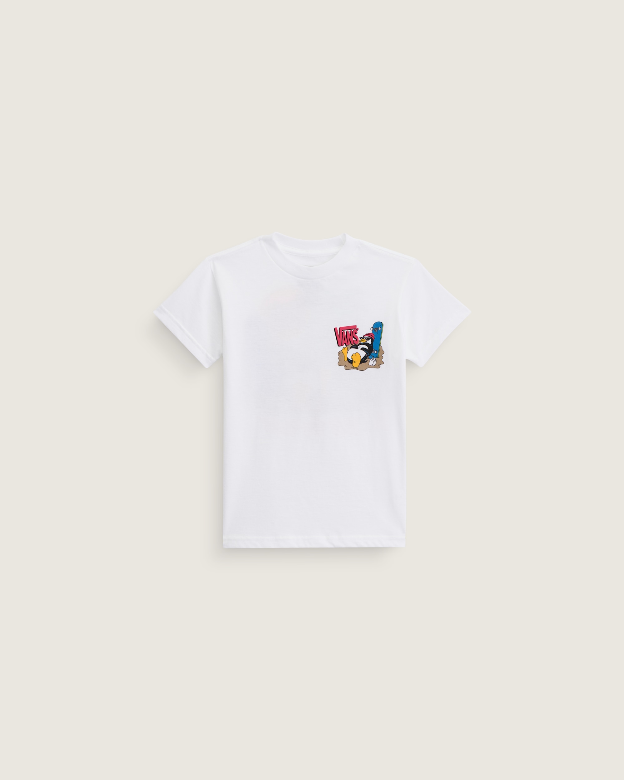 Little Kids Yolo Penguin TShirt VANS White ALT1