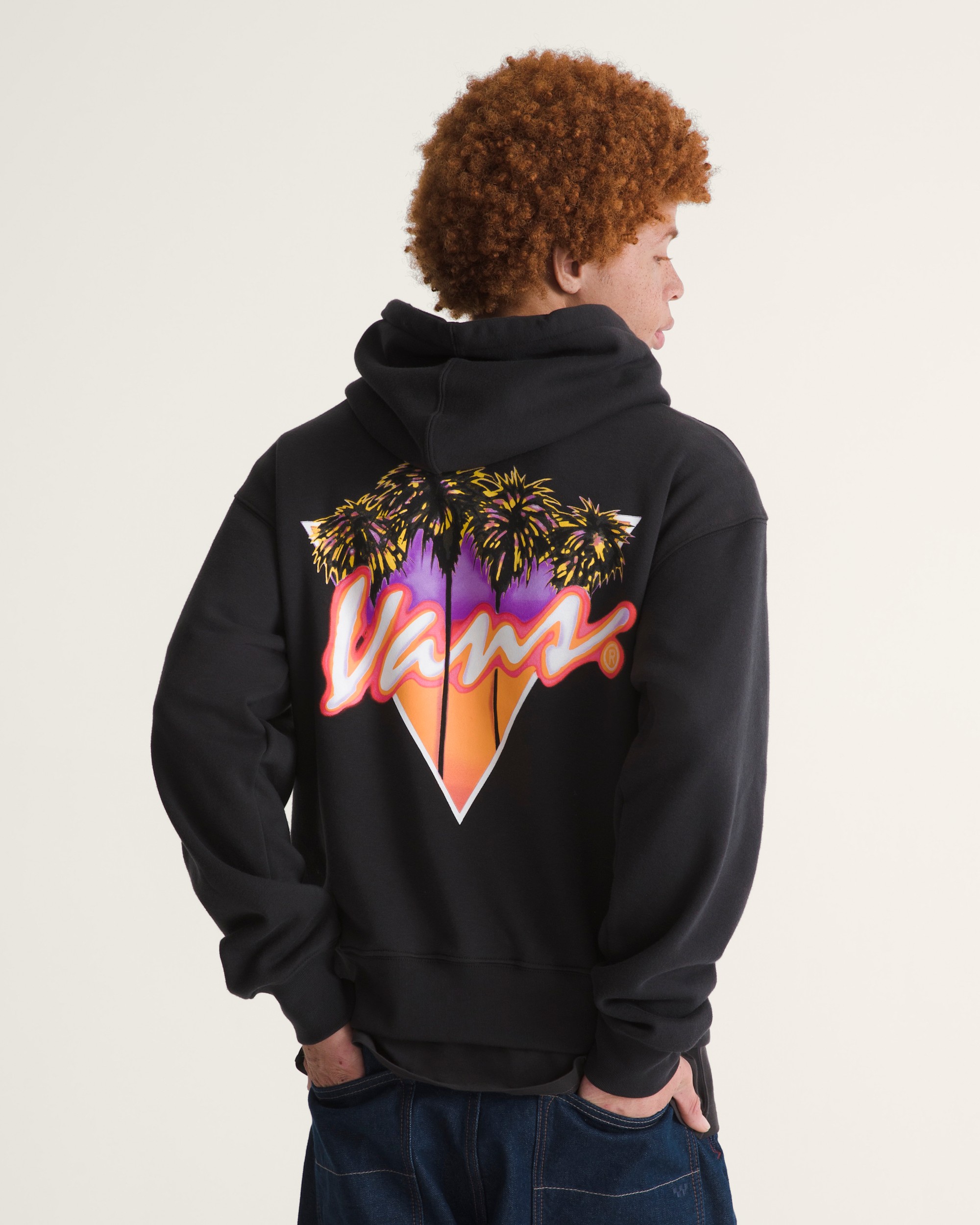 Palm Drive Pullover Hoodie VANS Black ALT3