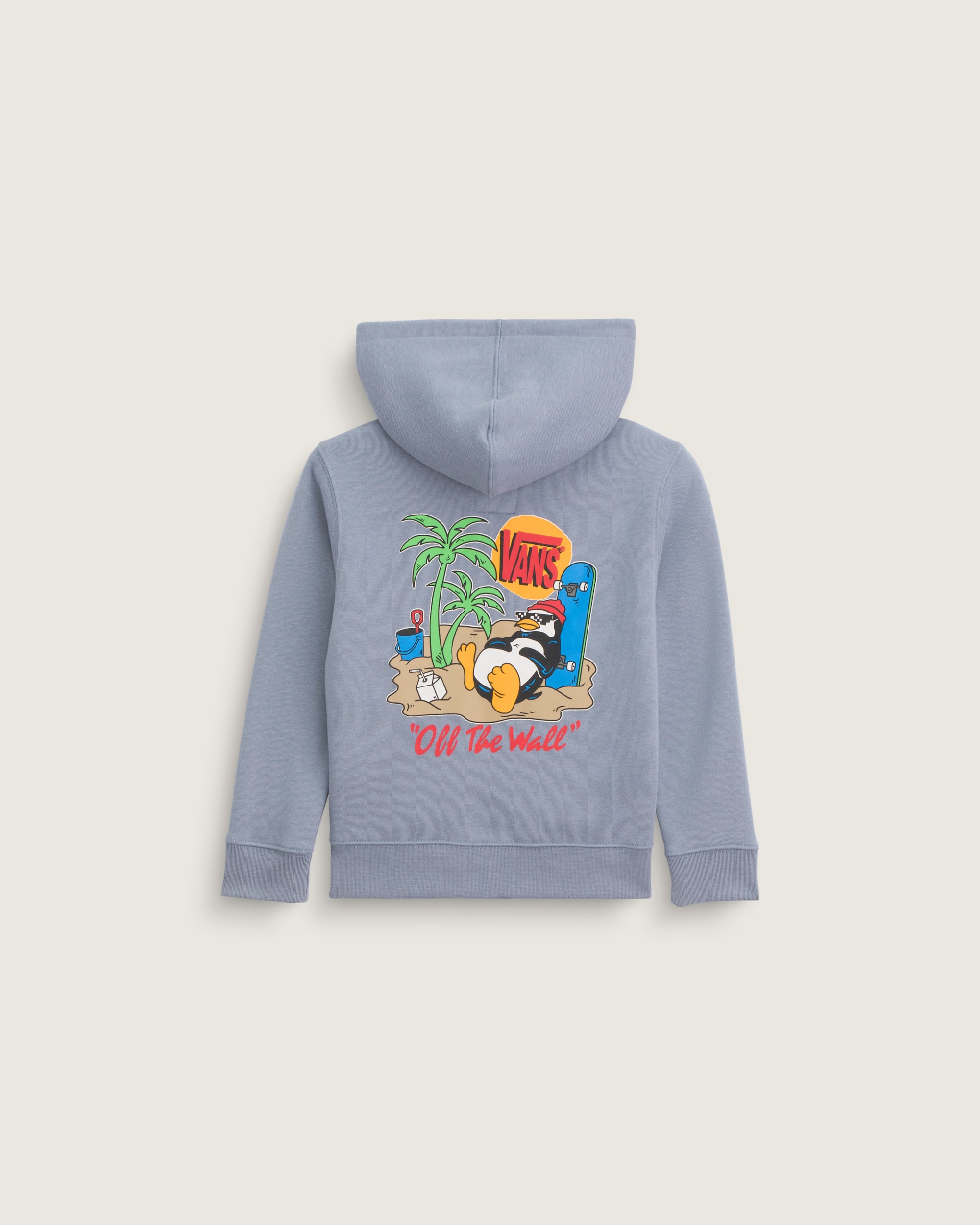 Little Kids Yolo Penguin Zip Hoodie VANS Glacial Slate Blue HERO