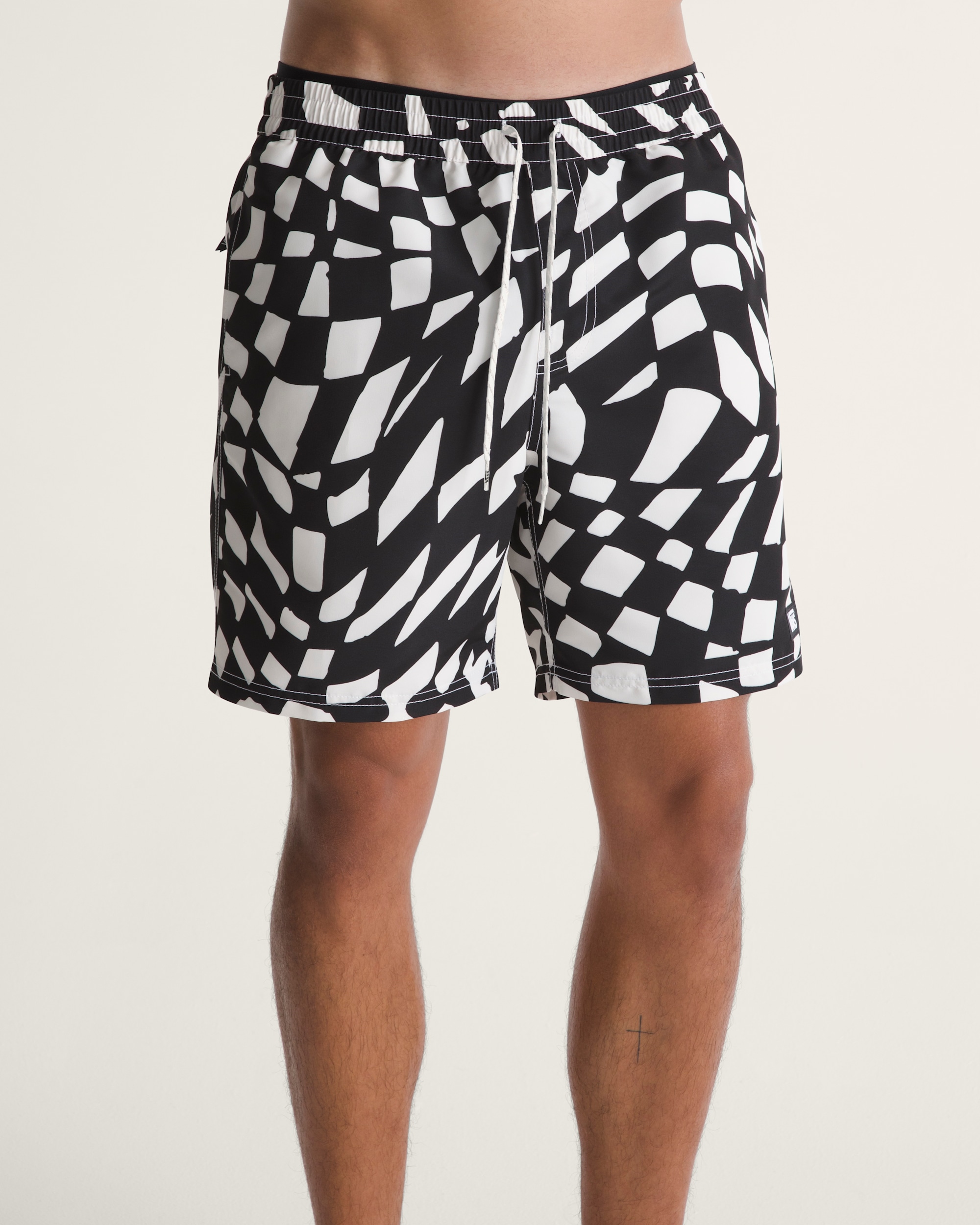 Primary II Elastic Printed Boardshorts VANS Black  White ALT2