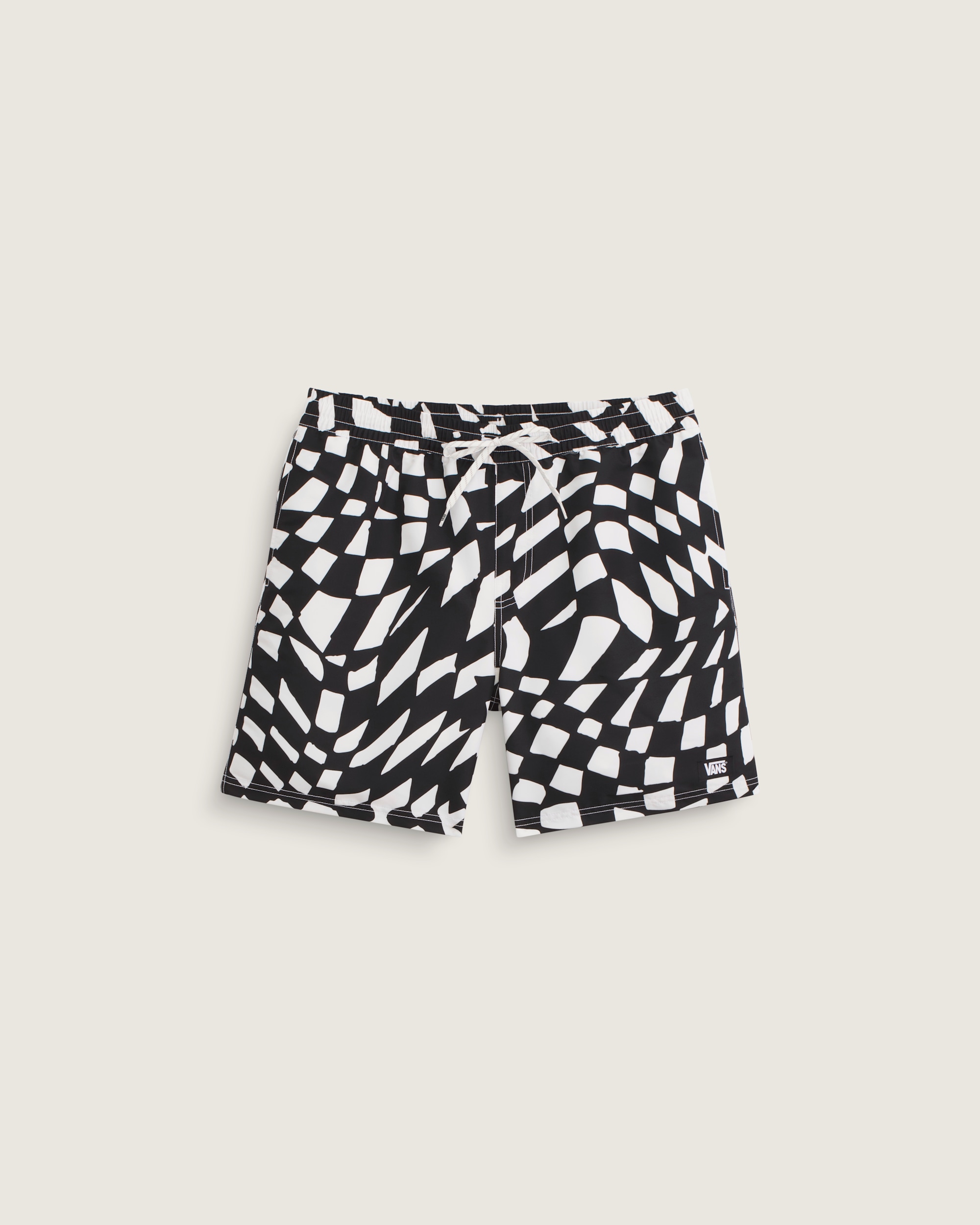 Primary II Elastic Printed Boardshorts VANS Black  White HERO