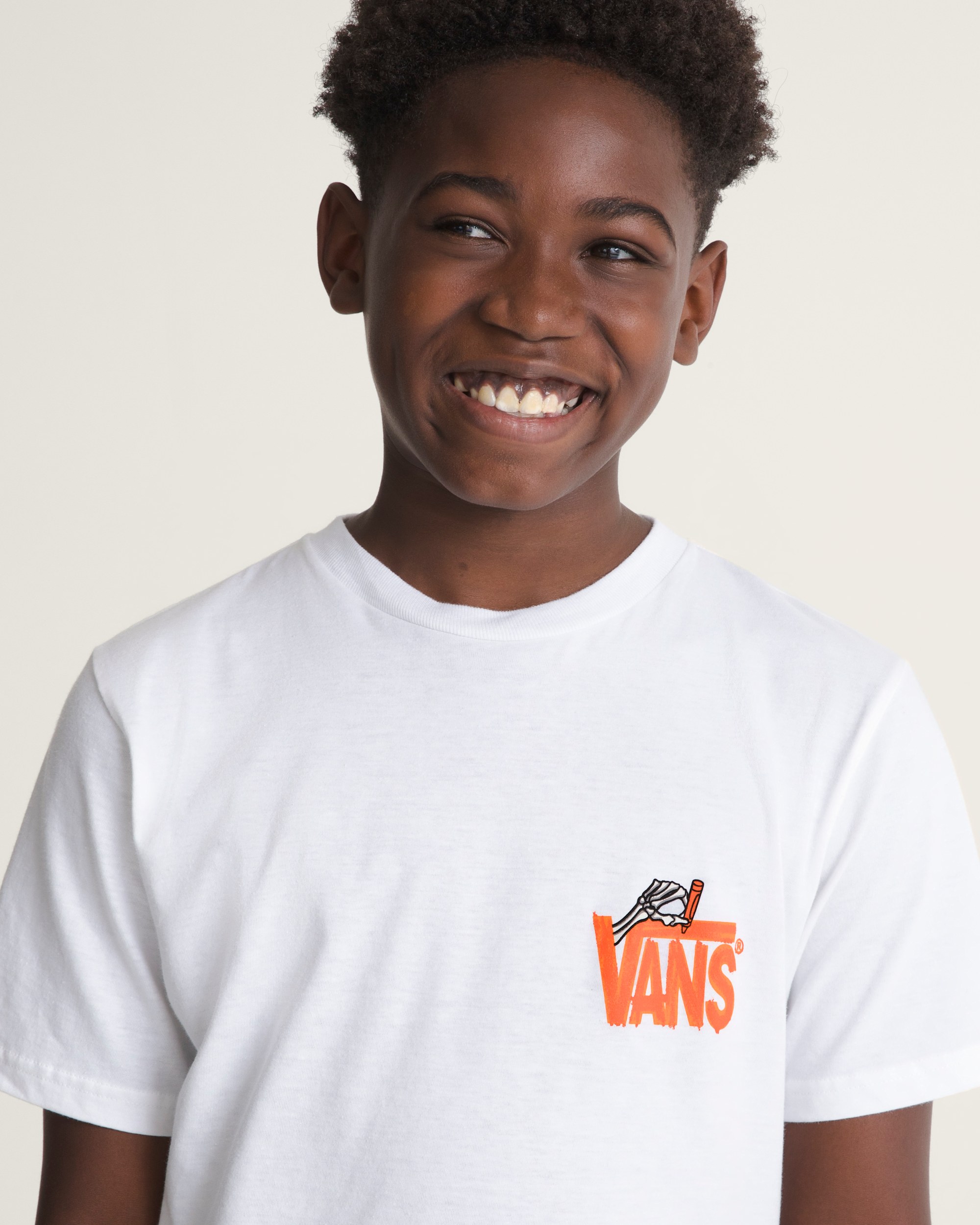 Kids Lil Reggie Mischief TShirt VANS White ALT4