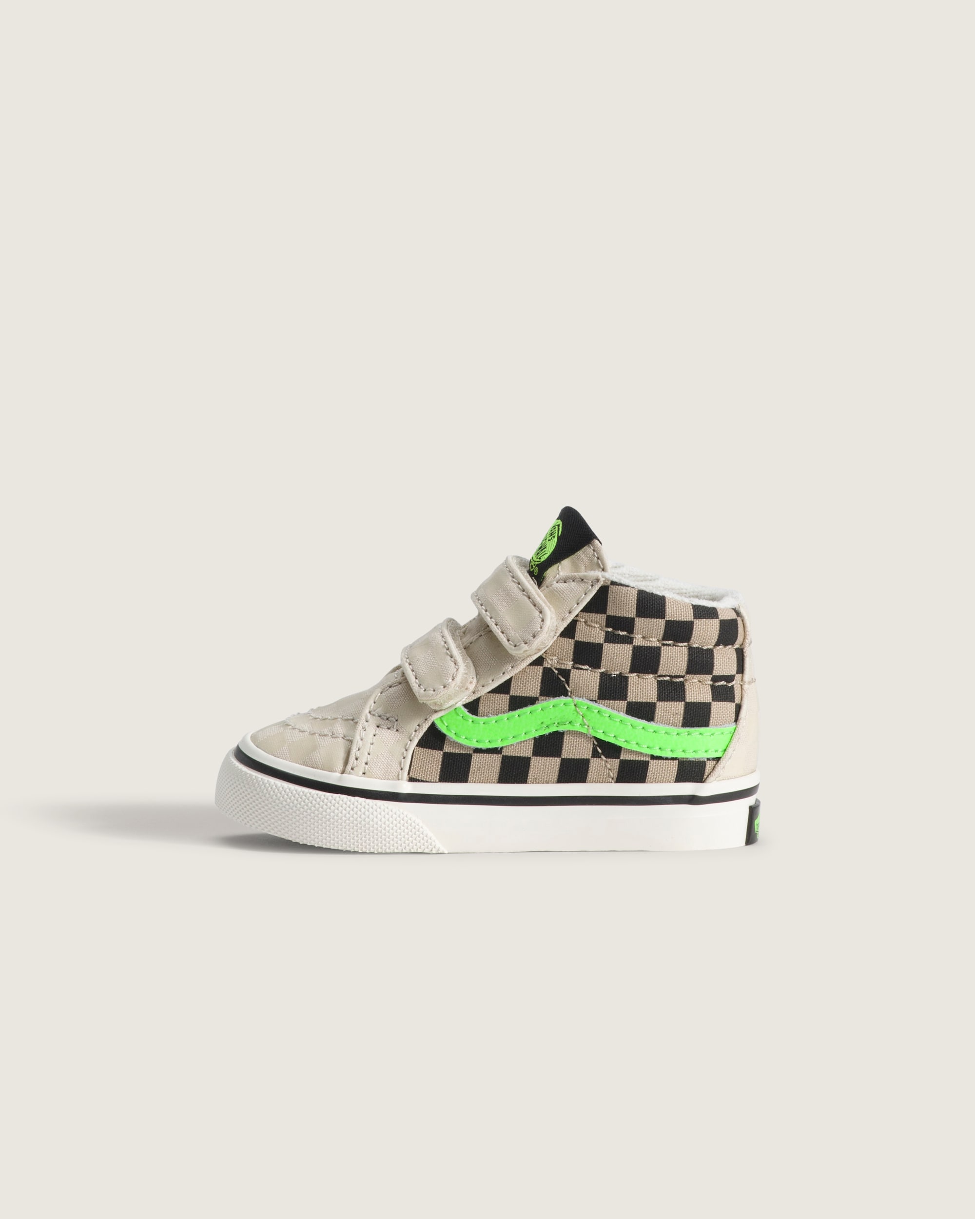 Toddler Sk8Mid V Shoe VANS GlowintheDark Taupe Mist Grey HERO