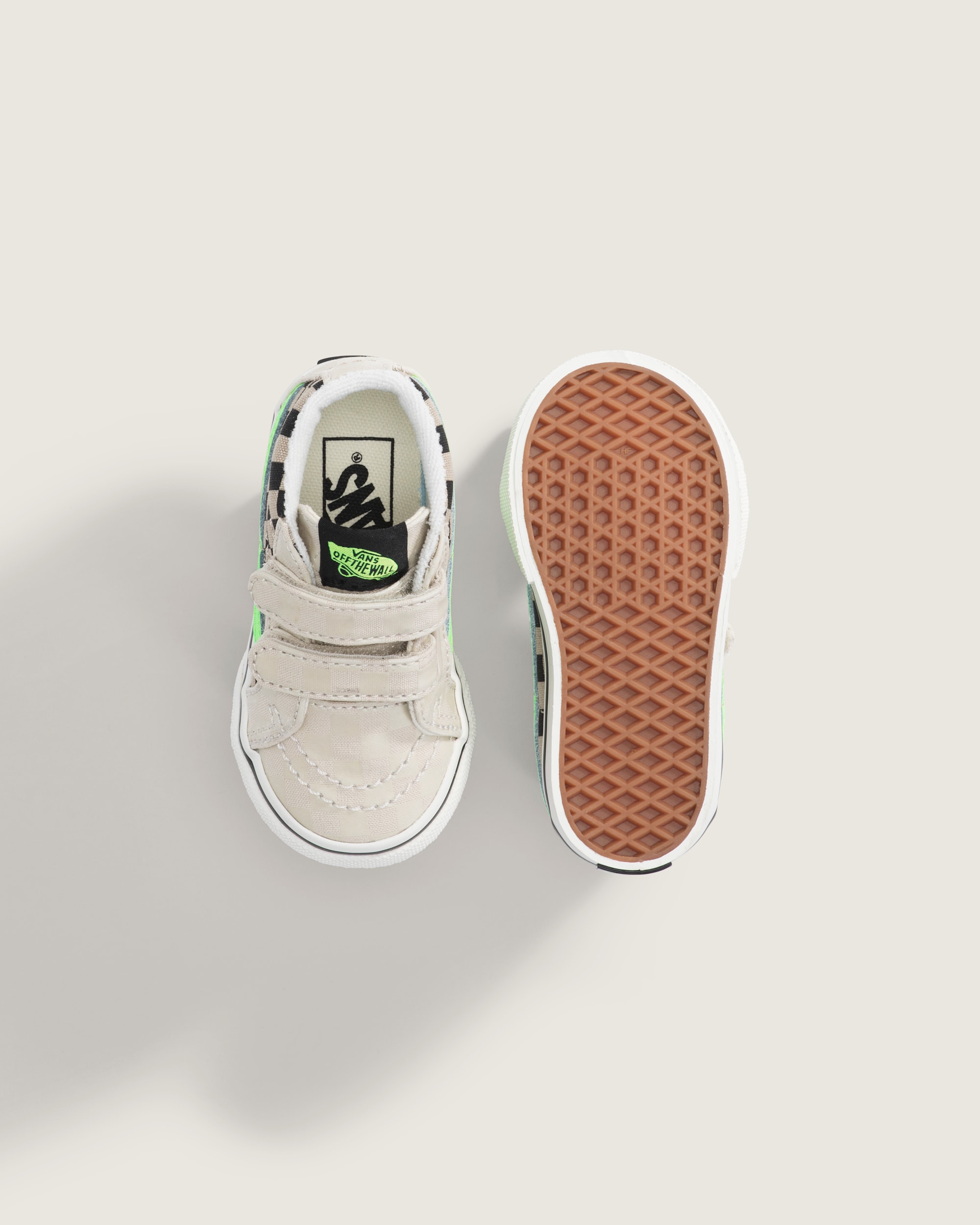 Toddler Sk8Mid V Shoe VANS GlowintheDark Taupe Mist Grey ALT3