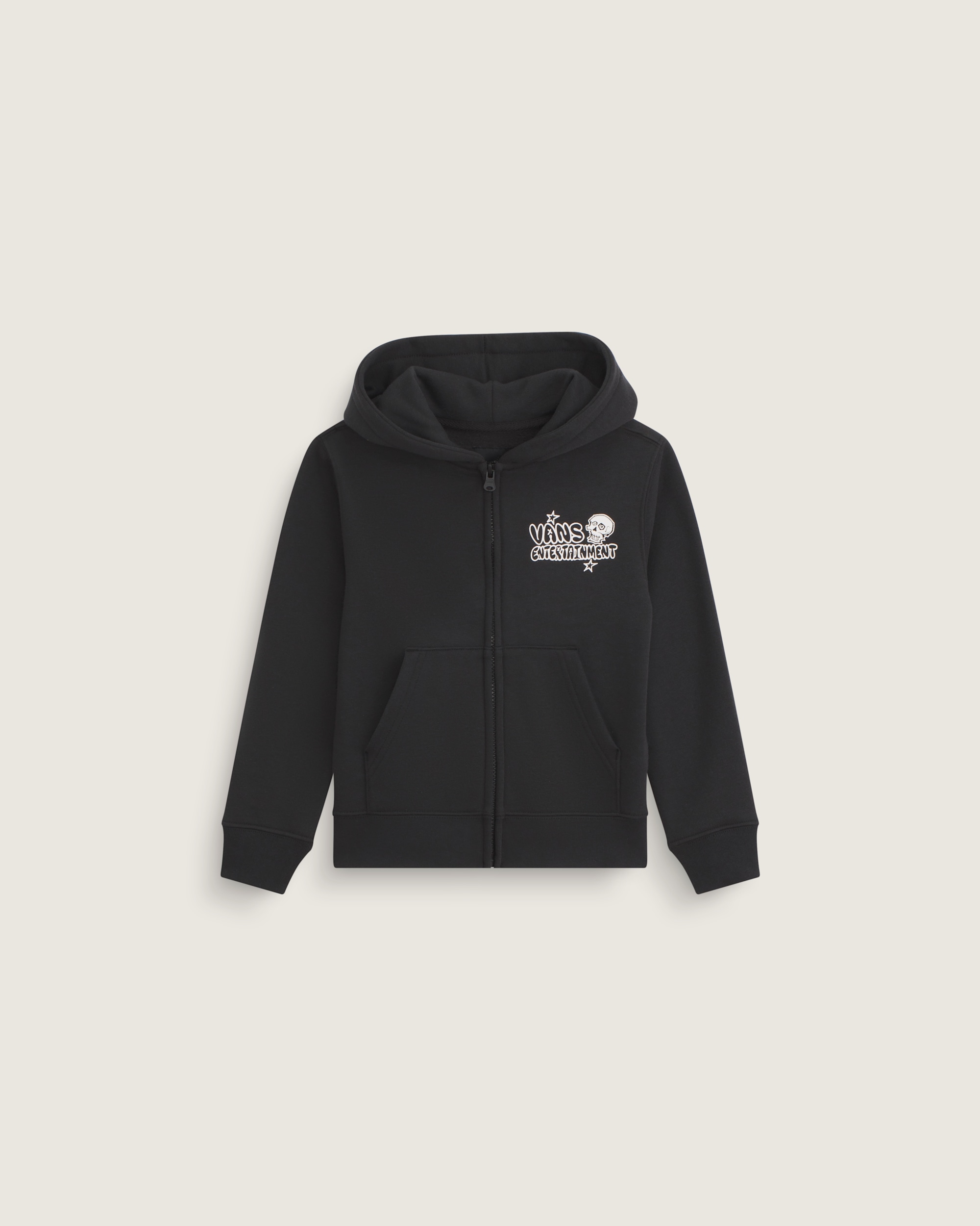 Little Kids Vans Entertainment Zip Hoodie VANS Black ALT2