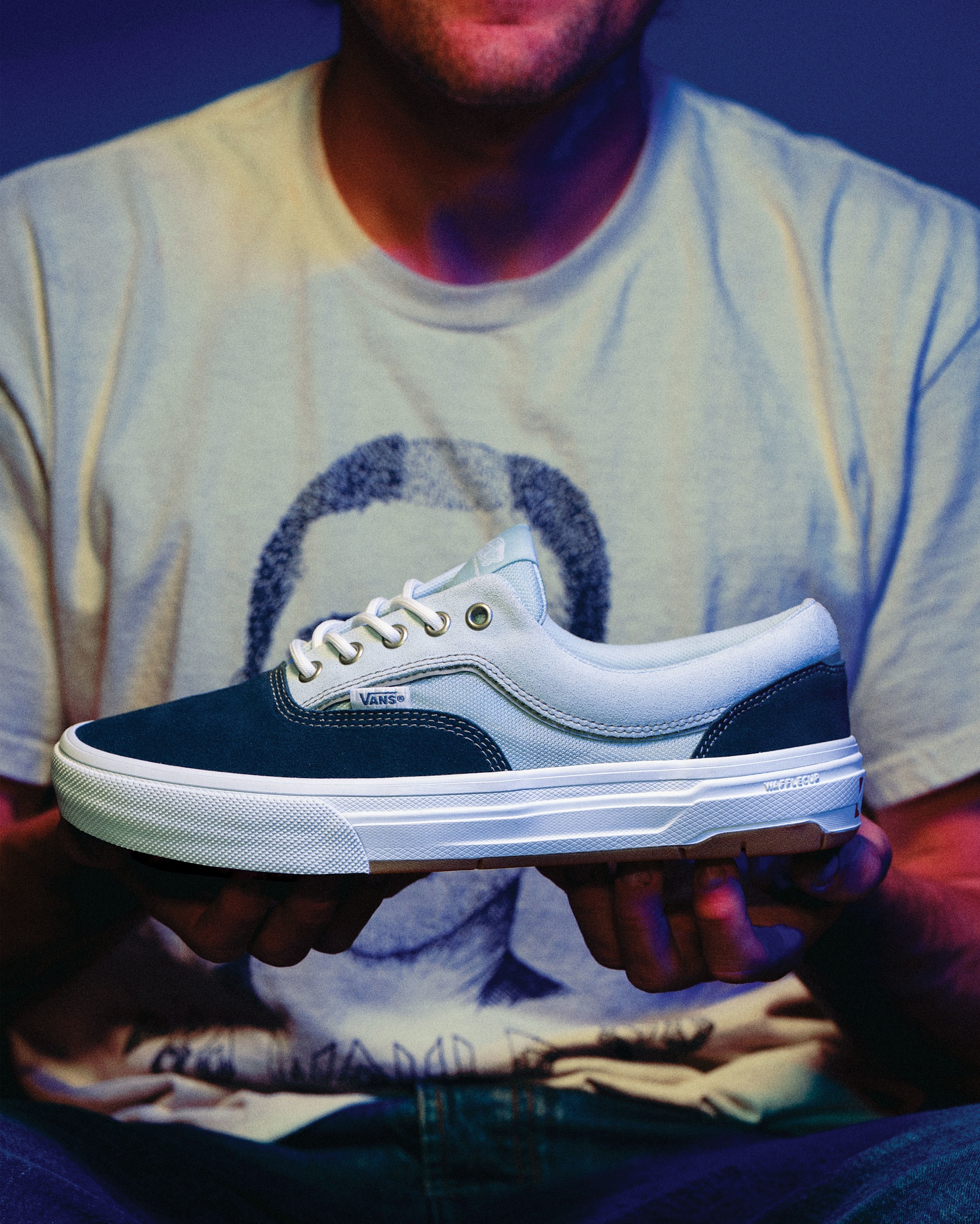 Skate Era Wafflecup Shoe VANS Navy Blue  Light Blue ALT8