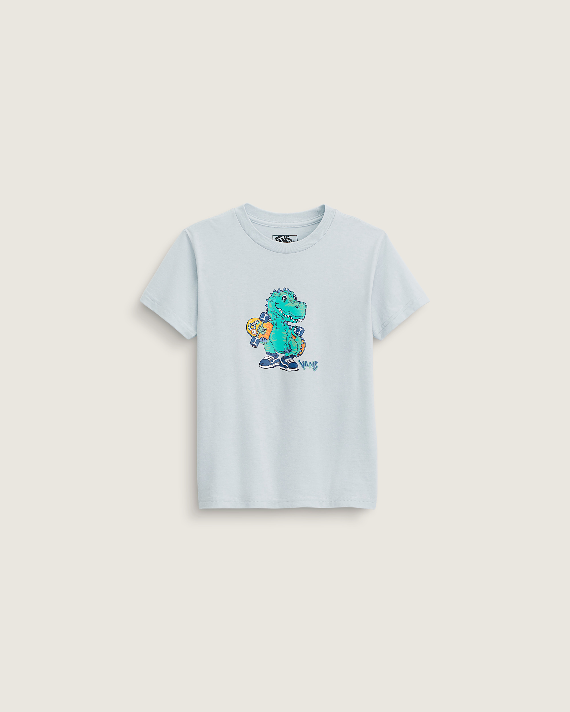 Little Kids Prehistoric Skater TShirt VANS Dawn Mist Blue ALT1