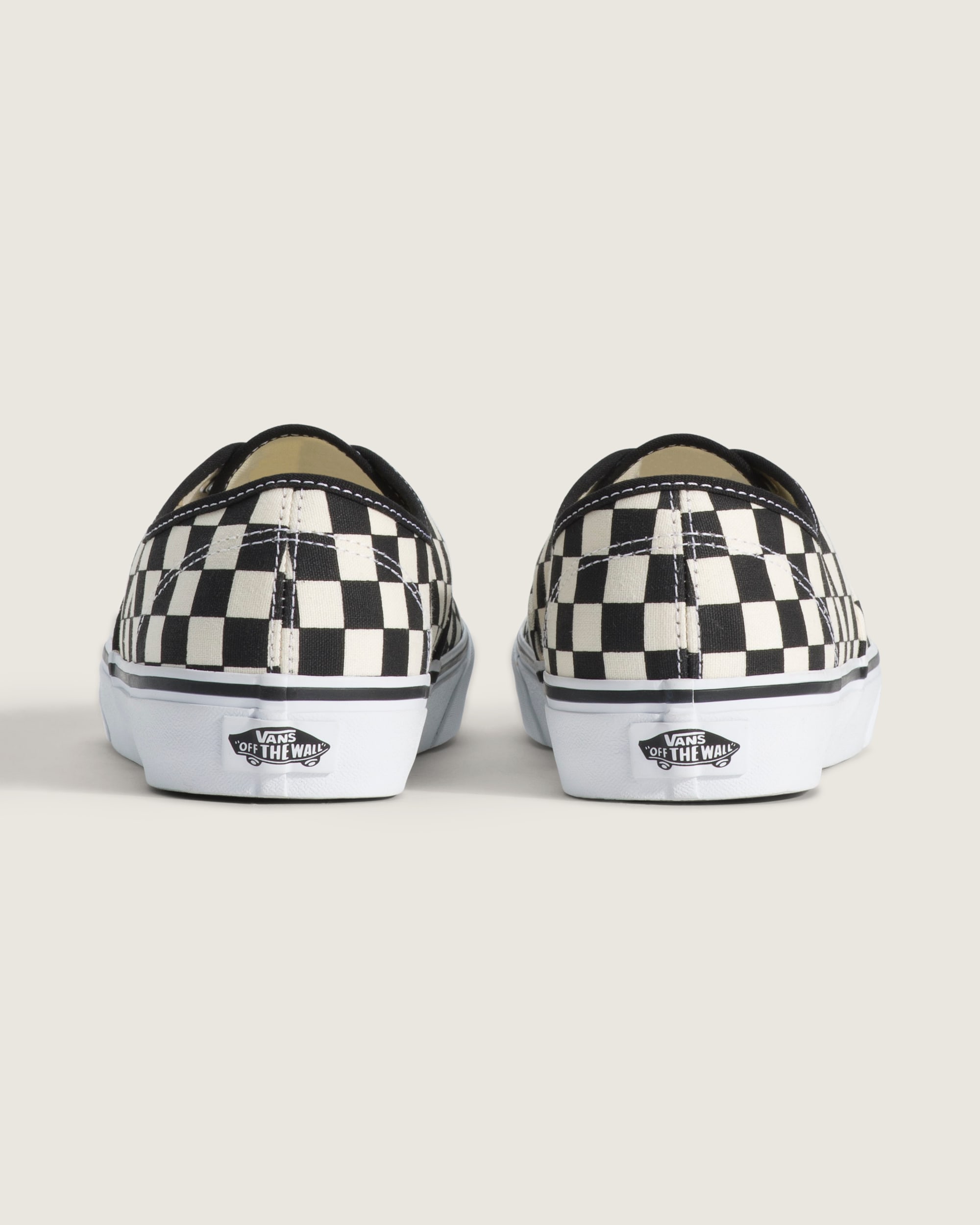 Authentic Checkerboard Shoe VANS Checkerboard Black  White ALT4