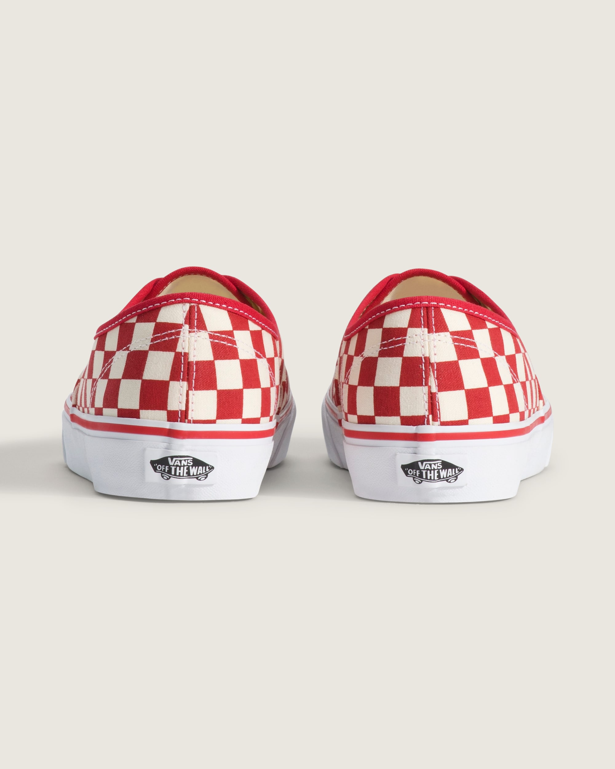 Authentic Checkerboard Shoe VANS Checkerboard Racing Red  White ALT5