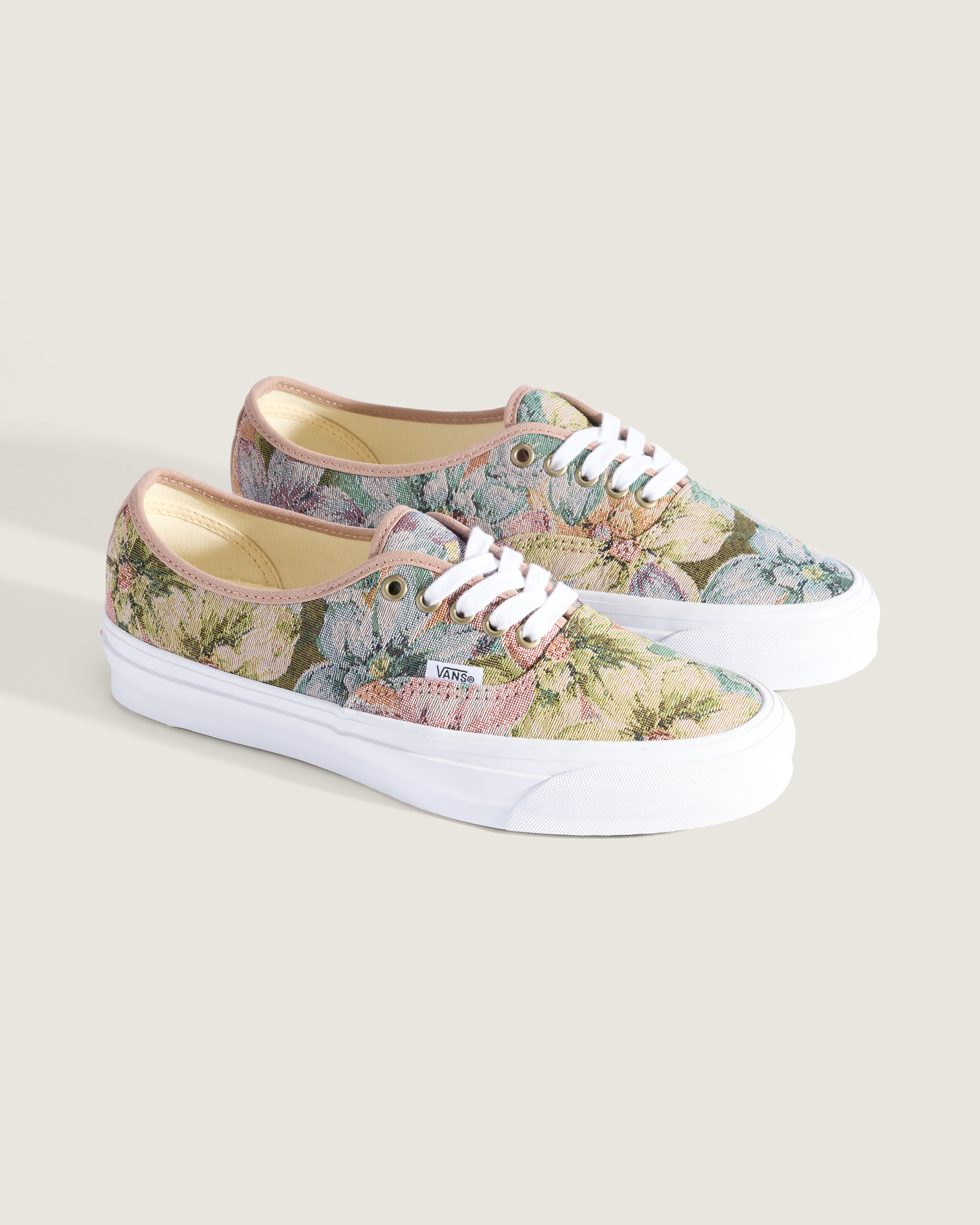 Premium Authentic Shoe VANS Warm Taupe Beige  True White ALT1