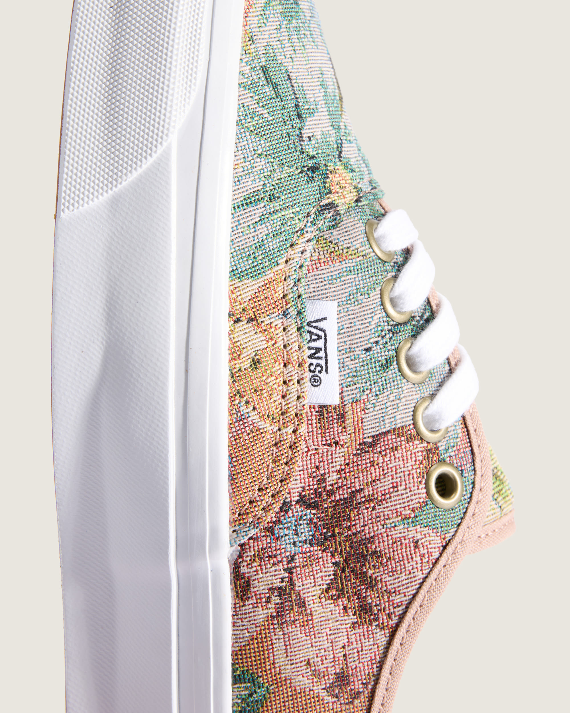 Premium Authentic Shoe VANS Warm Taupe Beige  True White ALT5