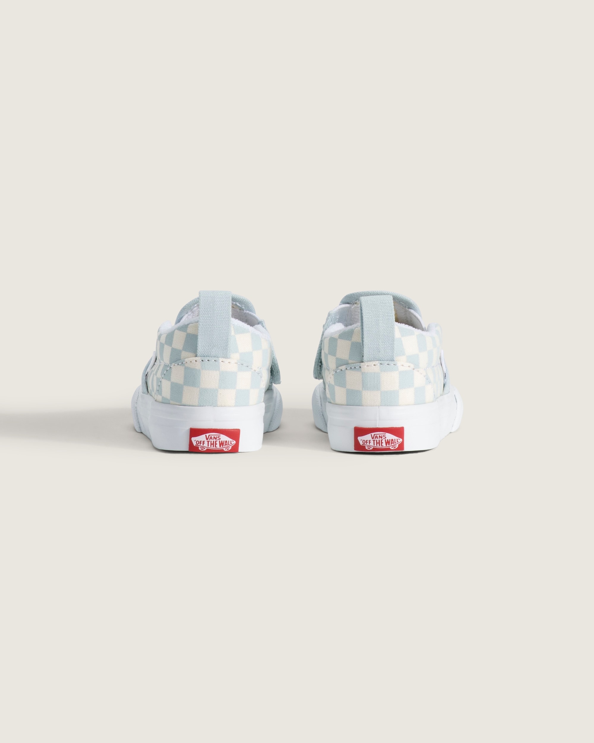 Toddler Classic SlipOn V Checkerboard Shoe VANS Checkerboard Dawn Mist Blue ALT3