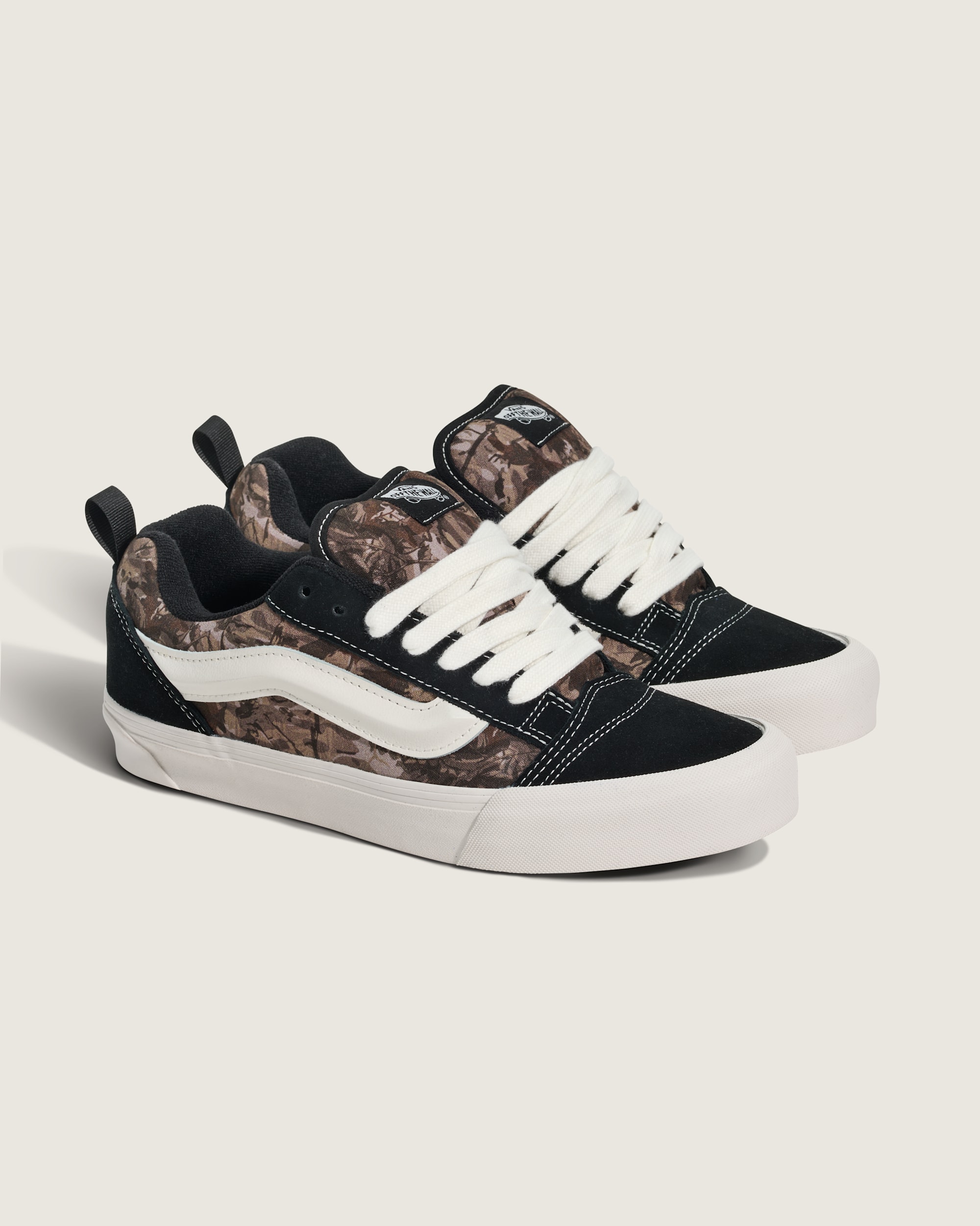 Knu Skool Shoe VANS Camo Olive Green  Black ALT1