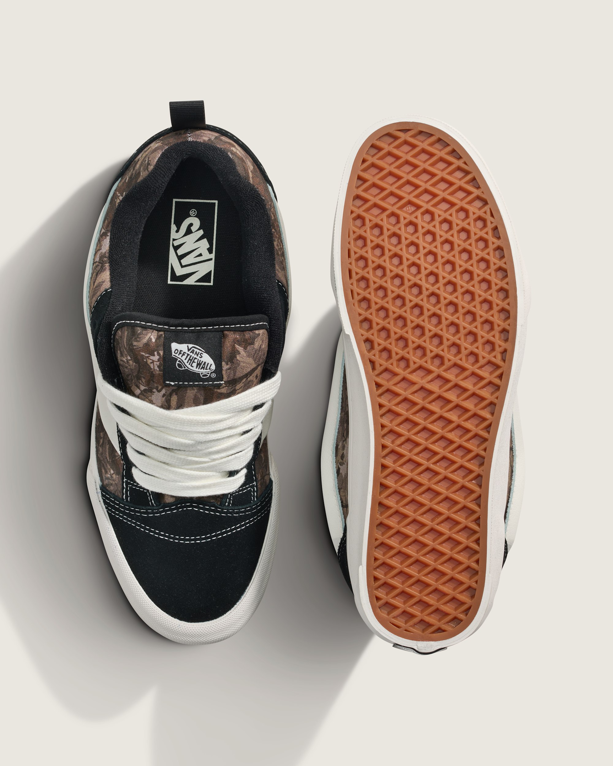 Knu Skool Shoe VANS Camo Olive Green  Black ALT2