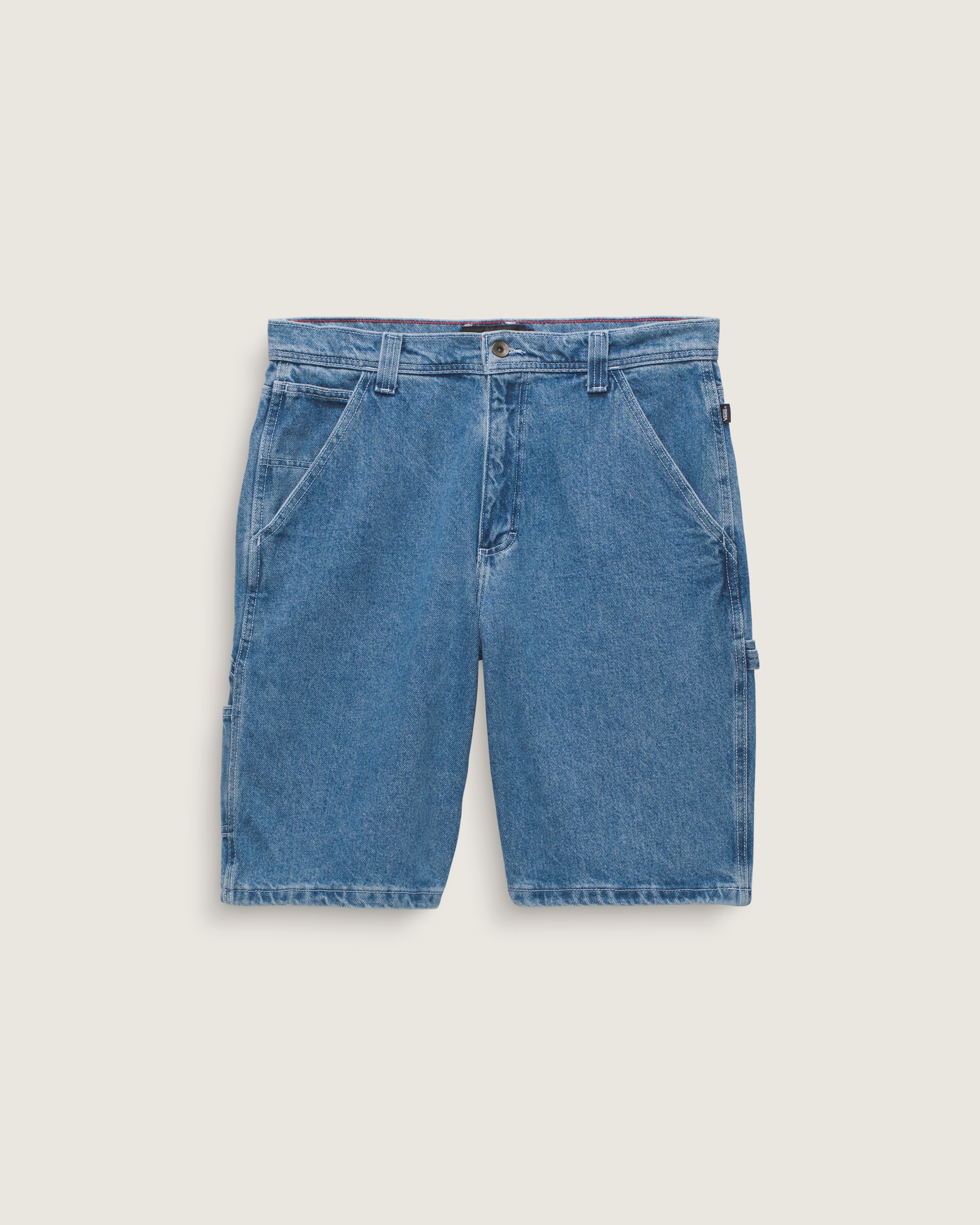 Drill Chore Loose Denim Shorts VANS Stone Wash Blue HERO