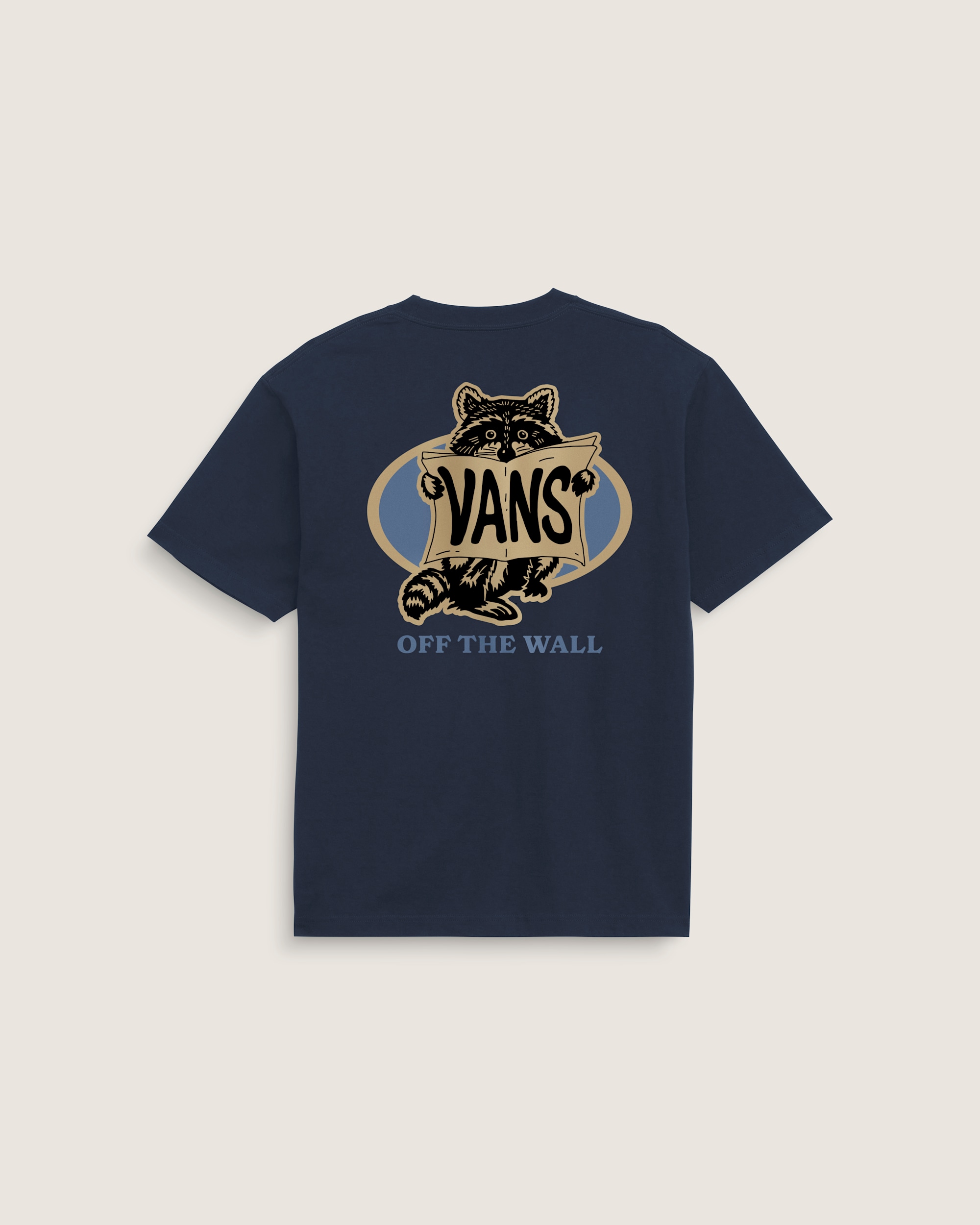 Raccoon Sign TShirt VANS Navy Blue HERO