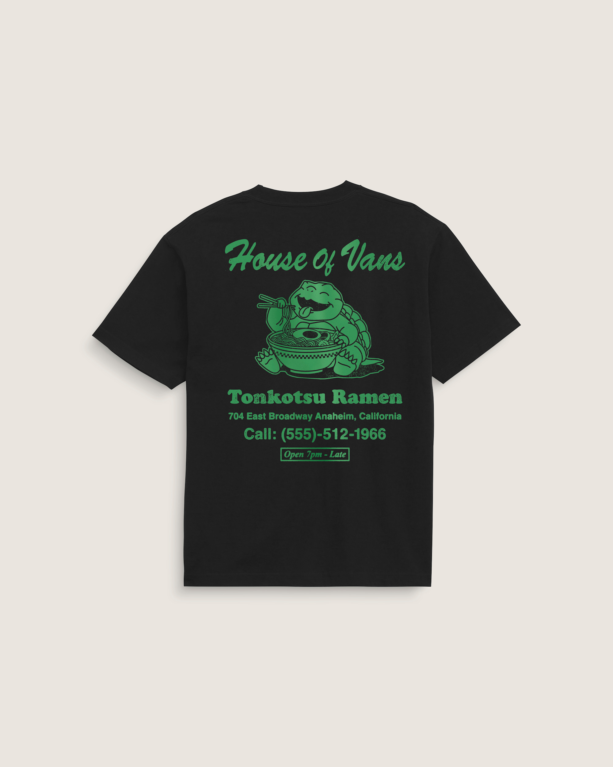 Hot Ramen TShirt VANS Black HERO