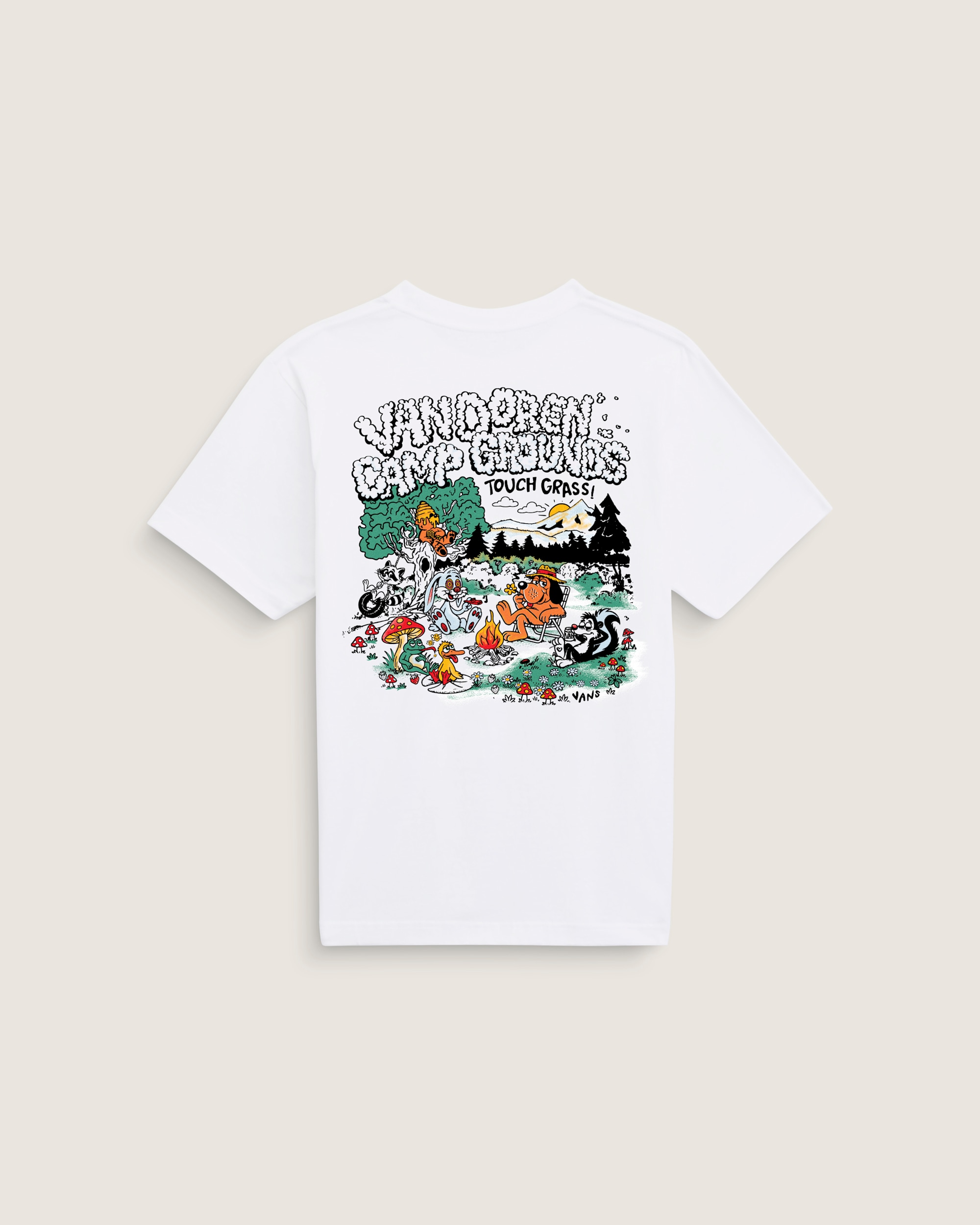 Van Doren Camp Grounds TShirt VANS White HERO