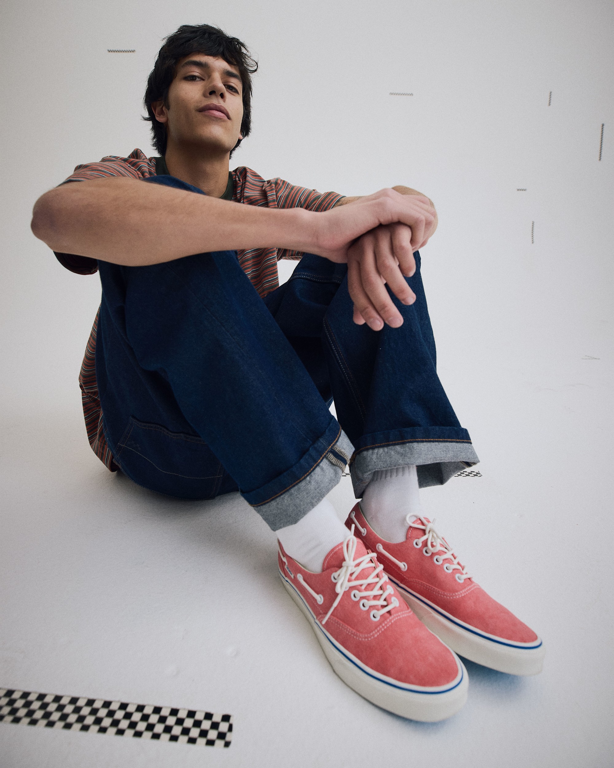 Chaussure bateau Authentic VANS Rouge Cayenne ALT5