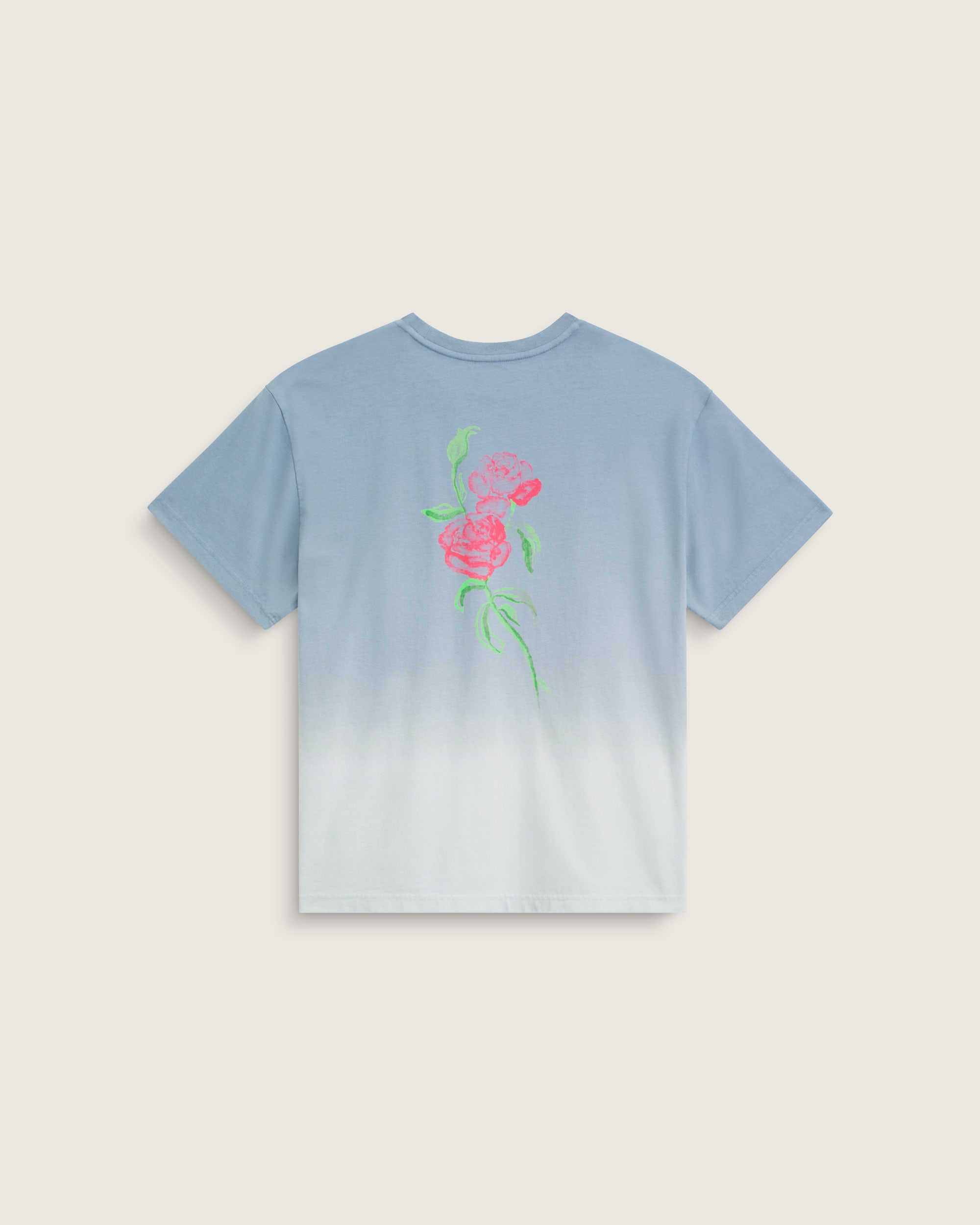 Floral Tears TShirt VANS GLACIAL SLATE HERO