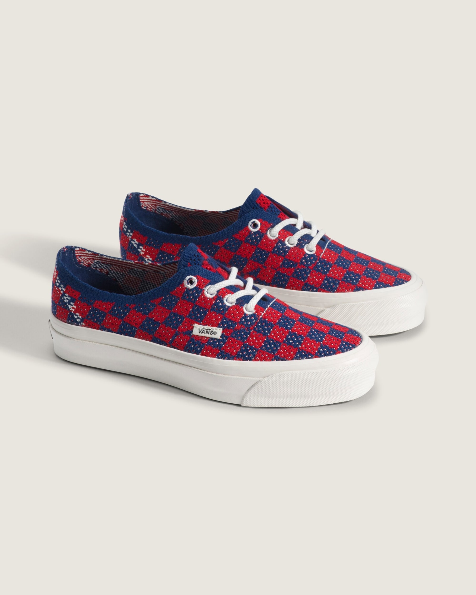 Premium Authentic Checkerboard Shoe VANS Checkerboard Red  Blue ALT1
