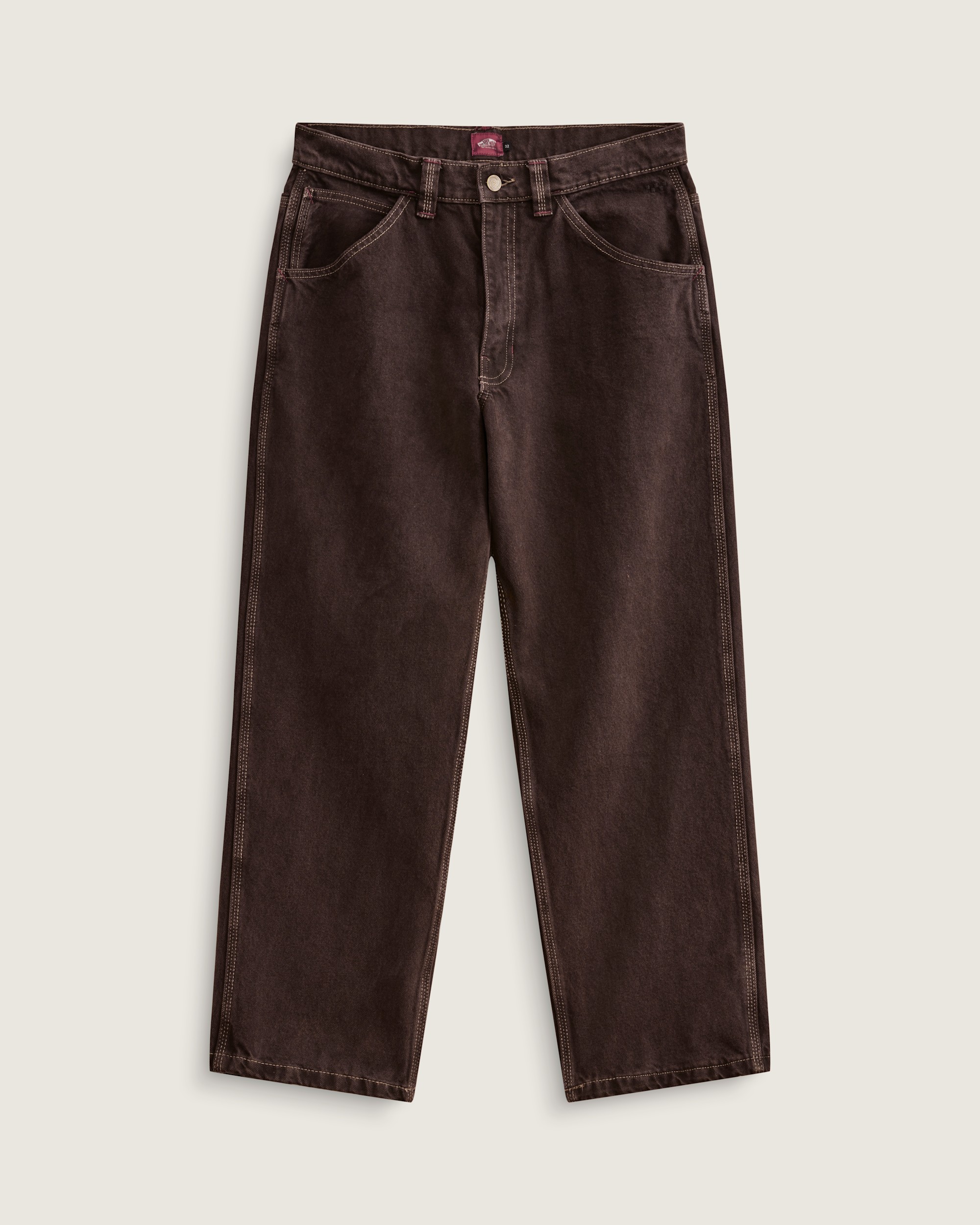 Skate Check5 Loose Denim Pants VANS After Dark Brown ALT5