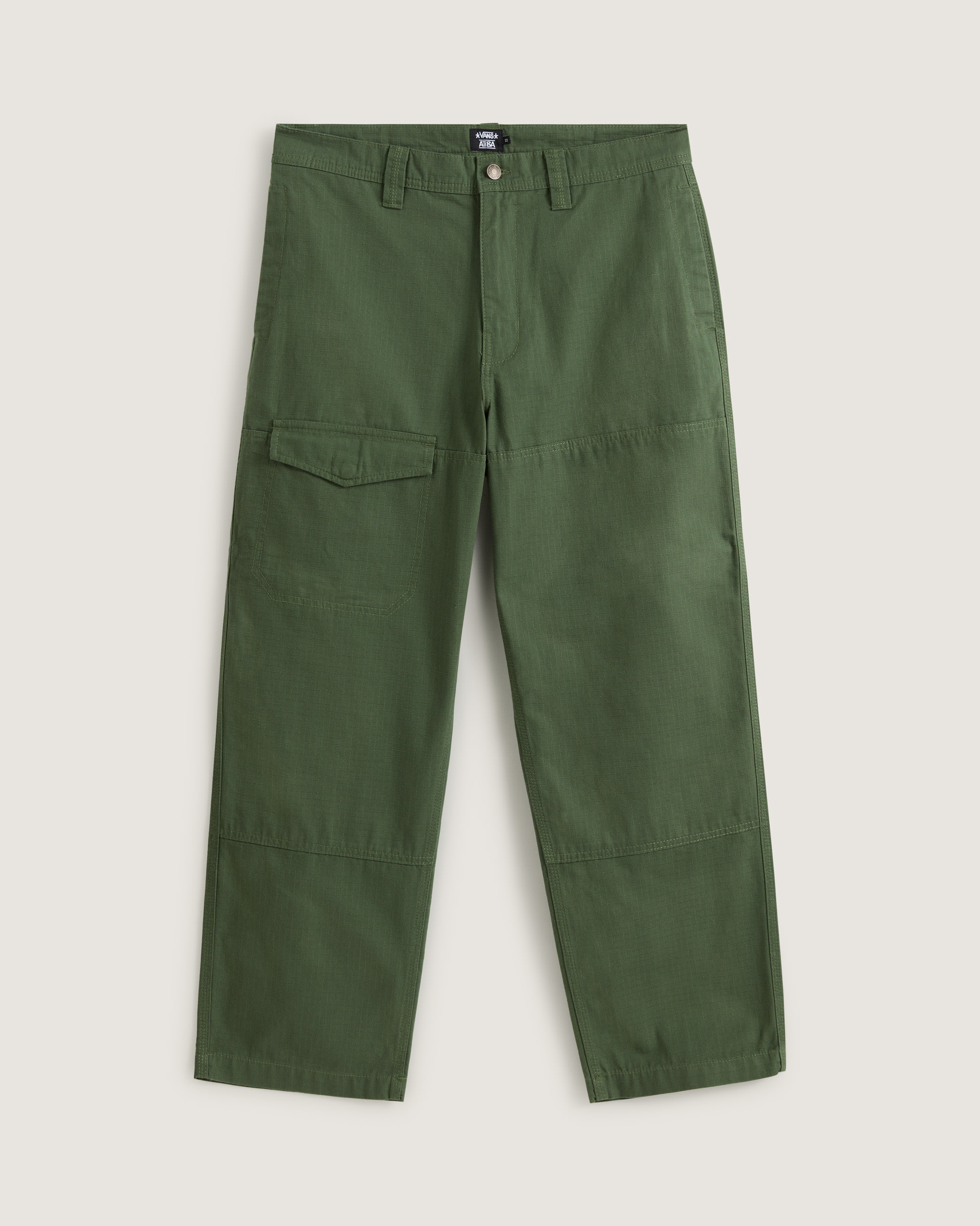 Skate Loose Cargo Pants by Atiba Jefferson VANS Atiba Pine Forest Green ALT1