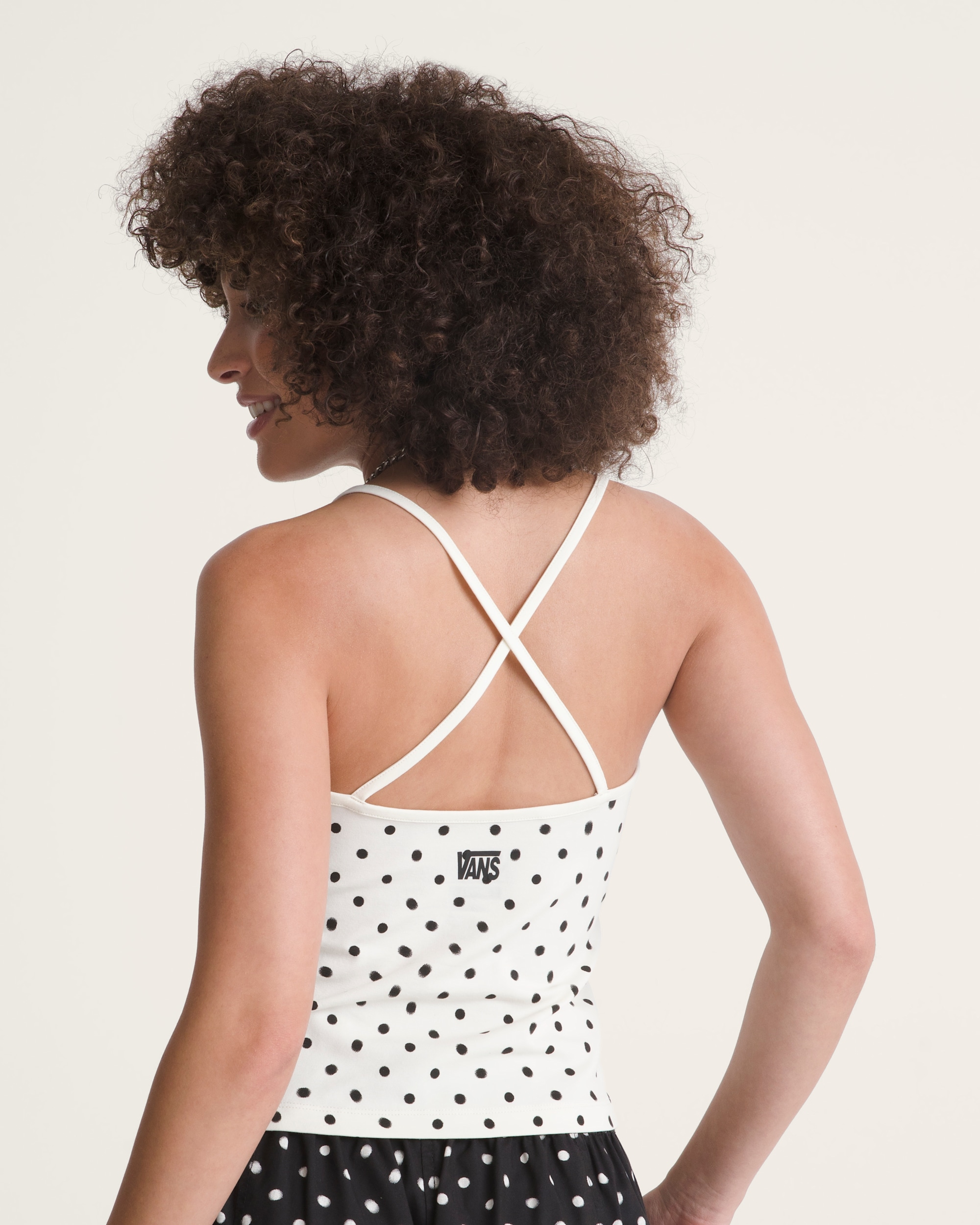 Cross Back Tank Top VANS Marshmallow White ALT3