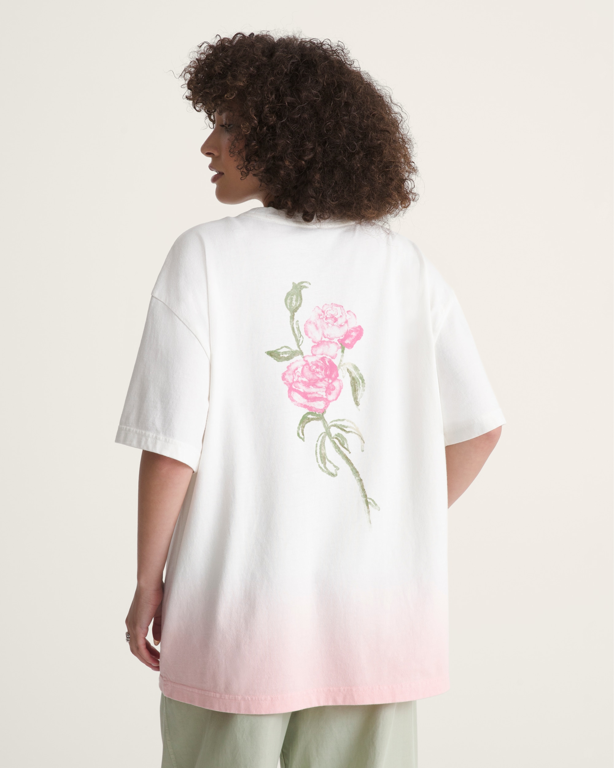 Floral Tears TShirt VANS CORAL BLUSH ALT3