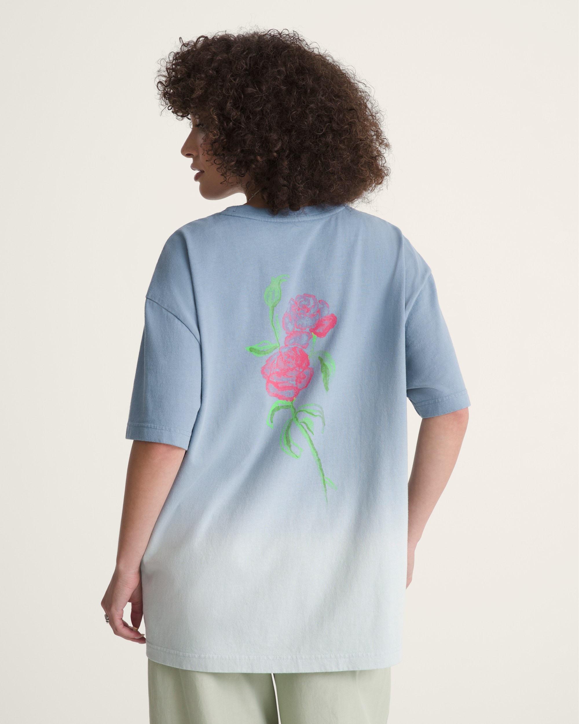 Floral Tears TShirt VANS GLACIAL SLATE ALT3