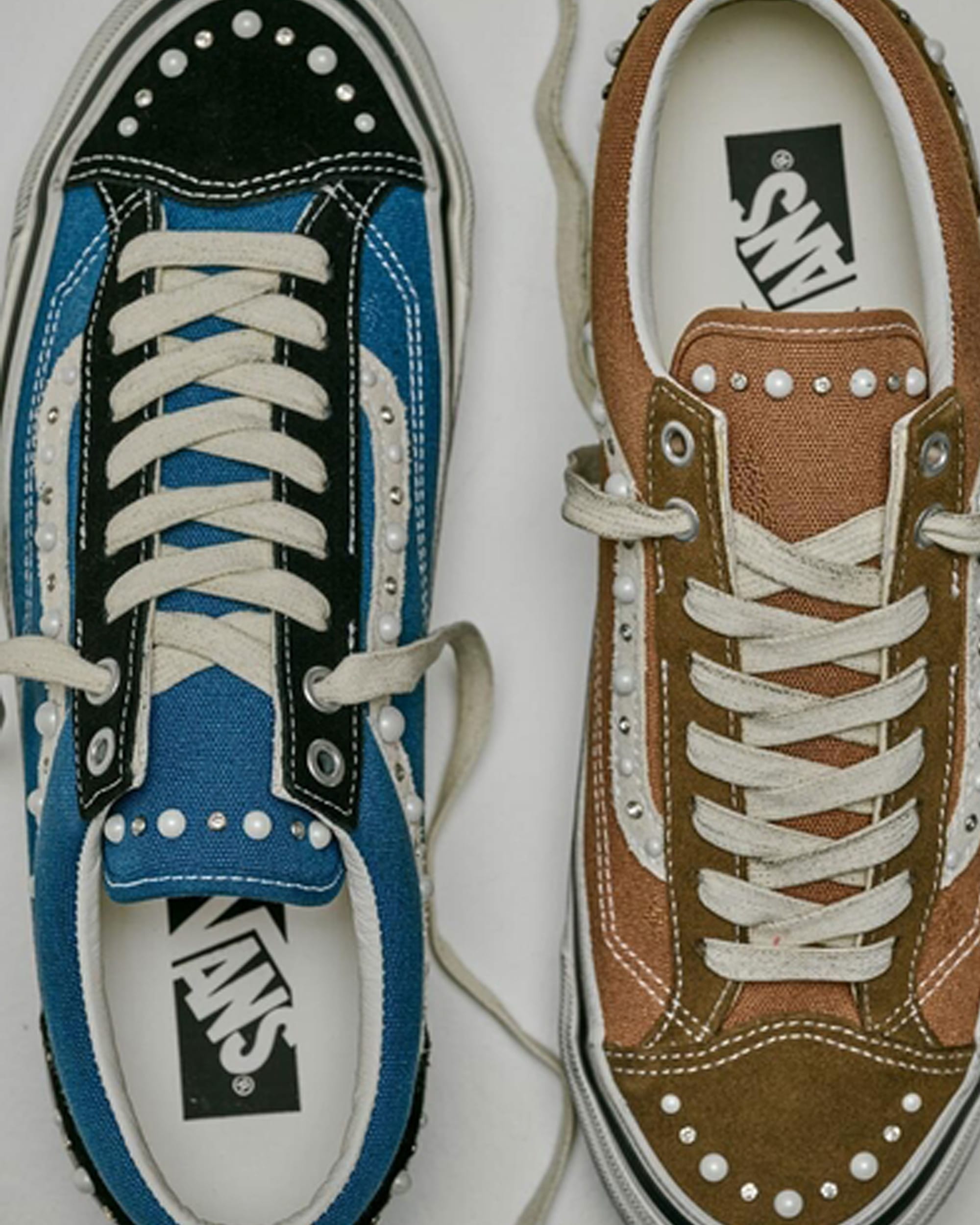 Premium chaussure Old Skool VANS Noir  Bleu Marine ALT6