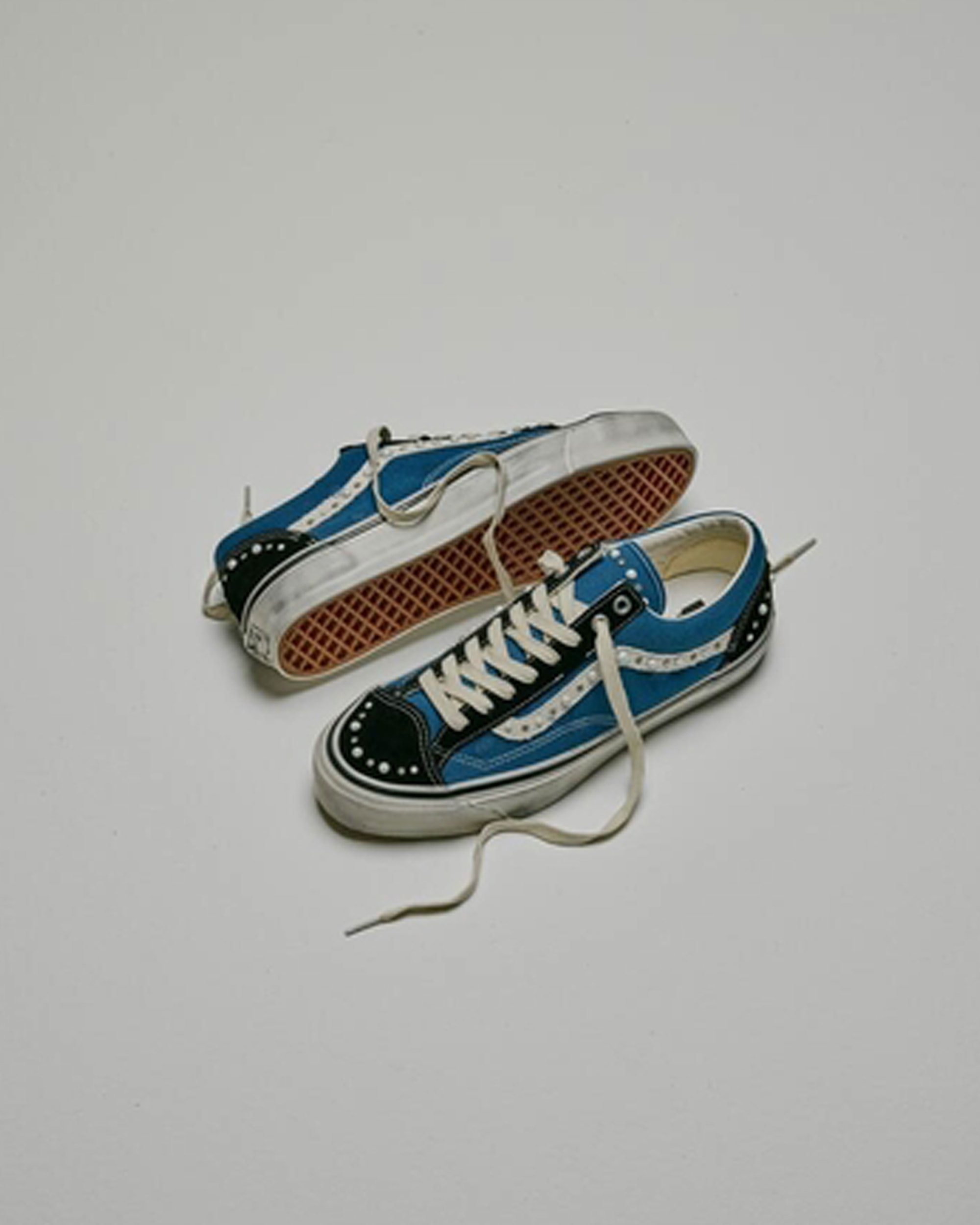 Premium chaussure Old Skool VANS Noir  Bleu Marine ALT5