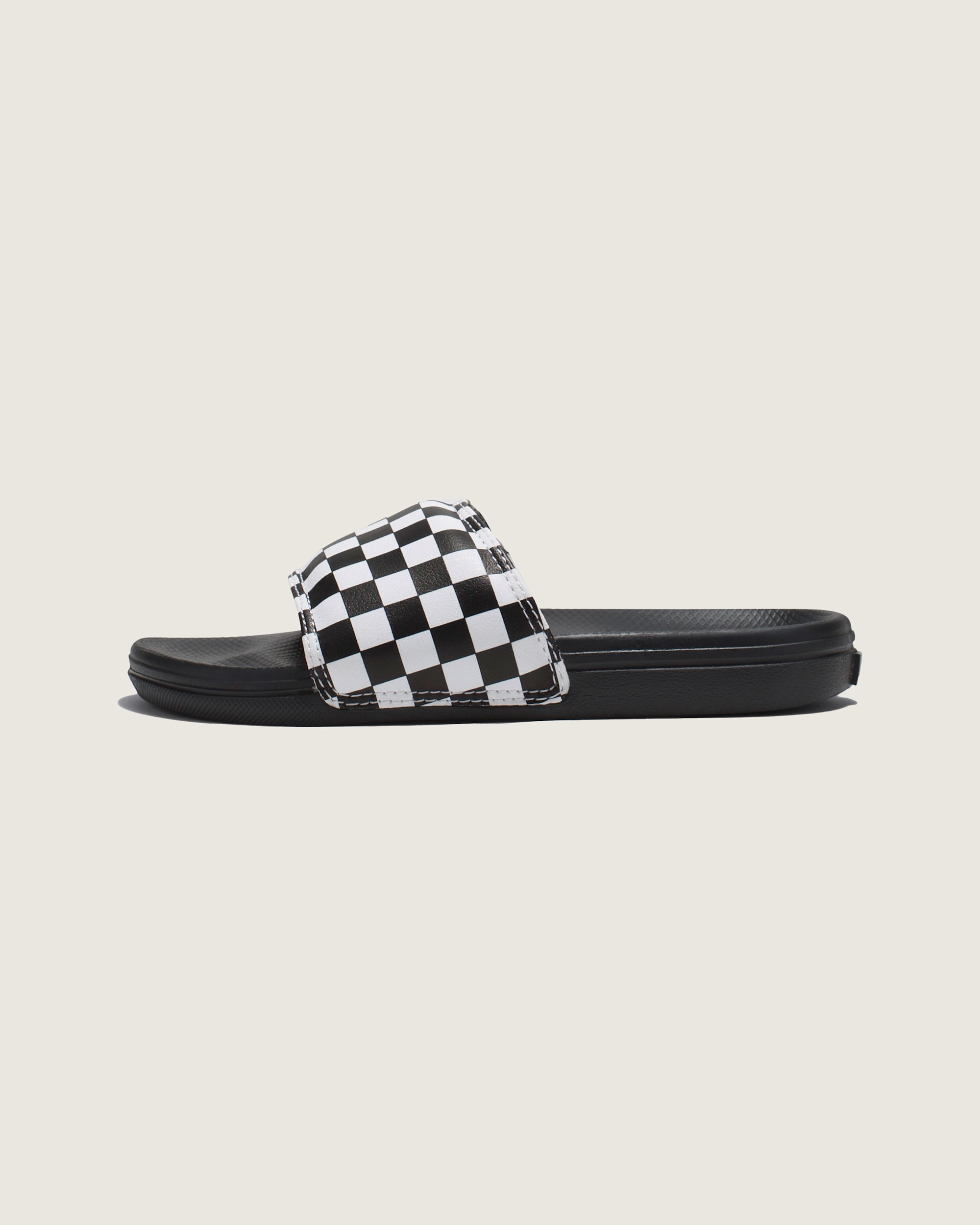 Little Kids La Costa Checkerboard Slide VANS Checkerboard White HERO