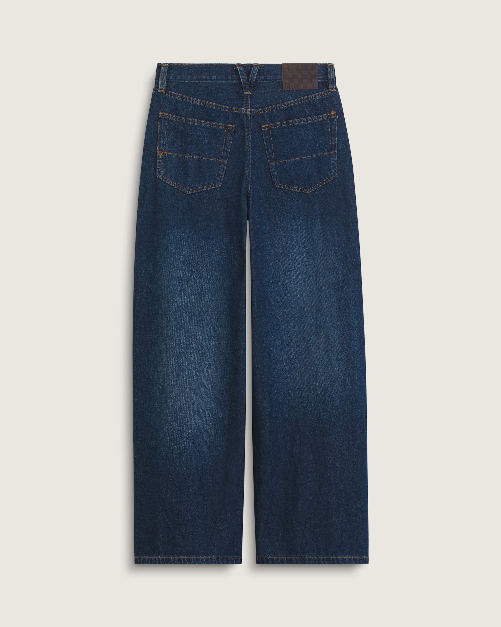 Pantalon ample Check5 taille basse VANS Bleu rinage fonc ALT1