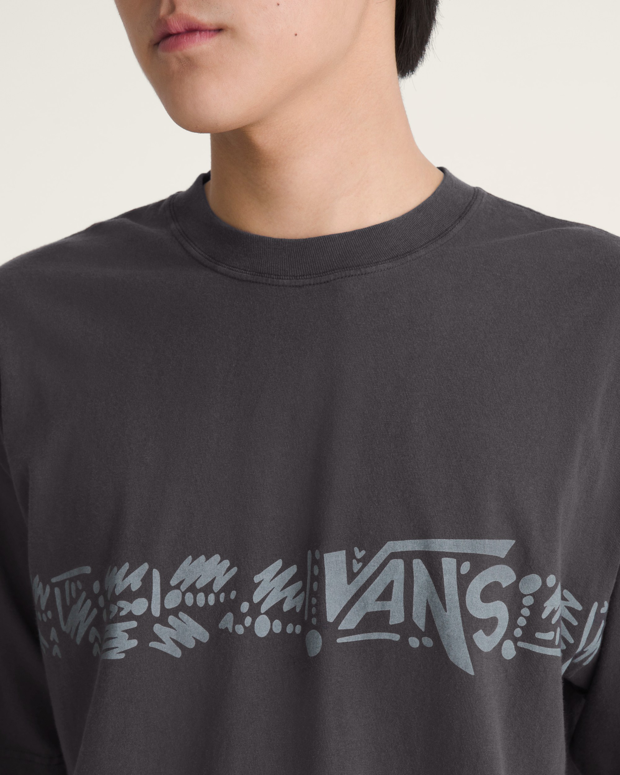 Airbrush Aloha TShirt VANS Faded Black ALT4