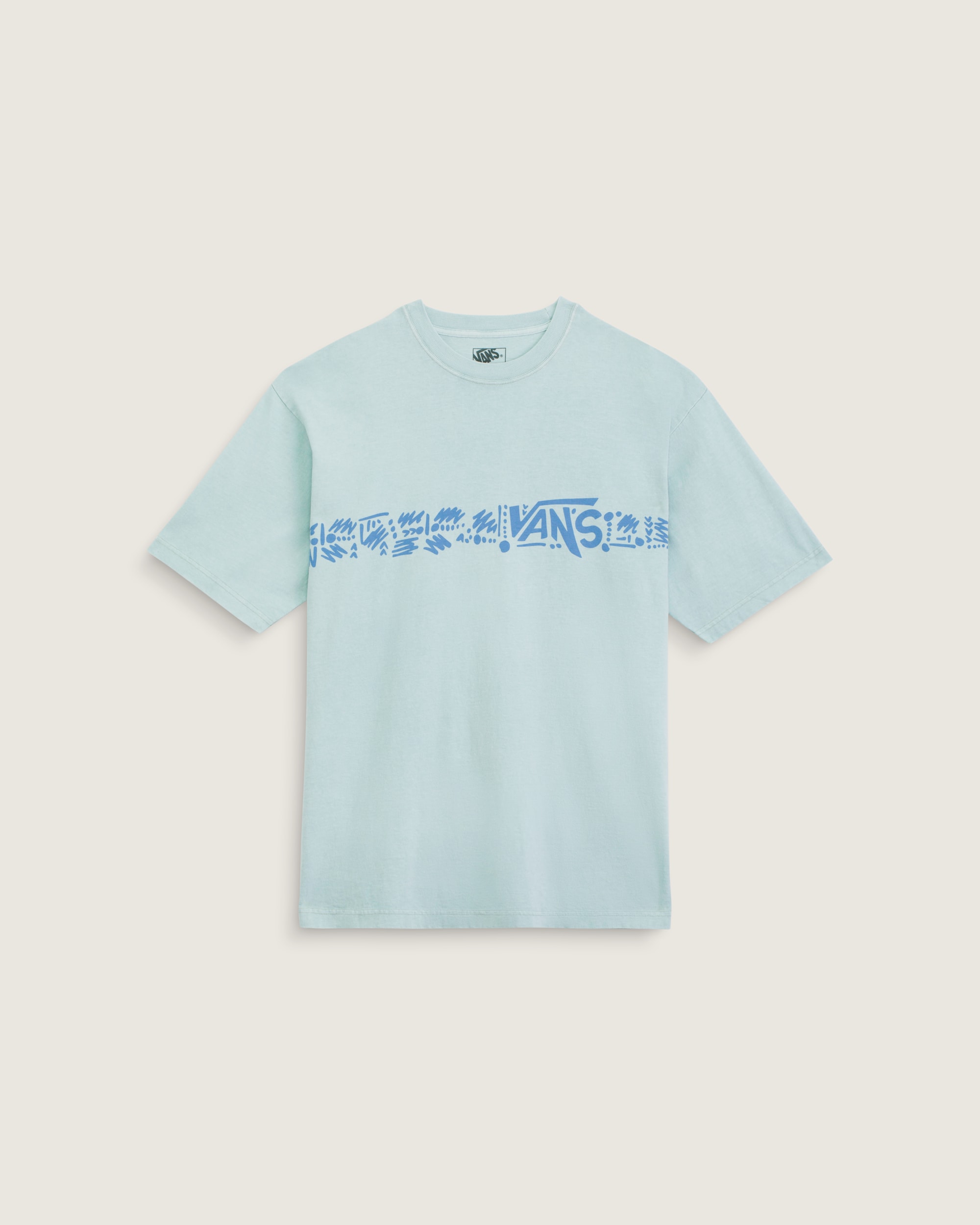 Airbrush Aloha TShirt VANS Dawn Mist Blue HERO