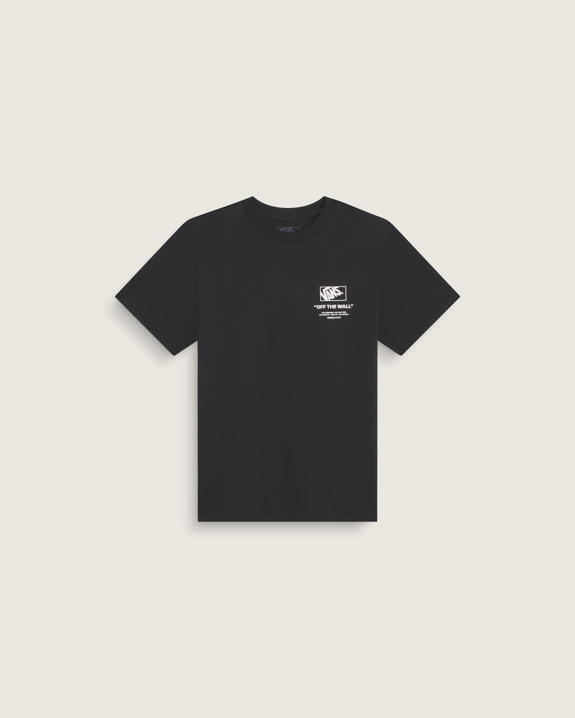 Kids Stacked Hi TShirt VANS Black ALT1