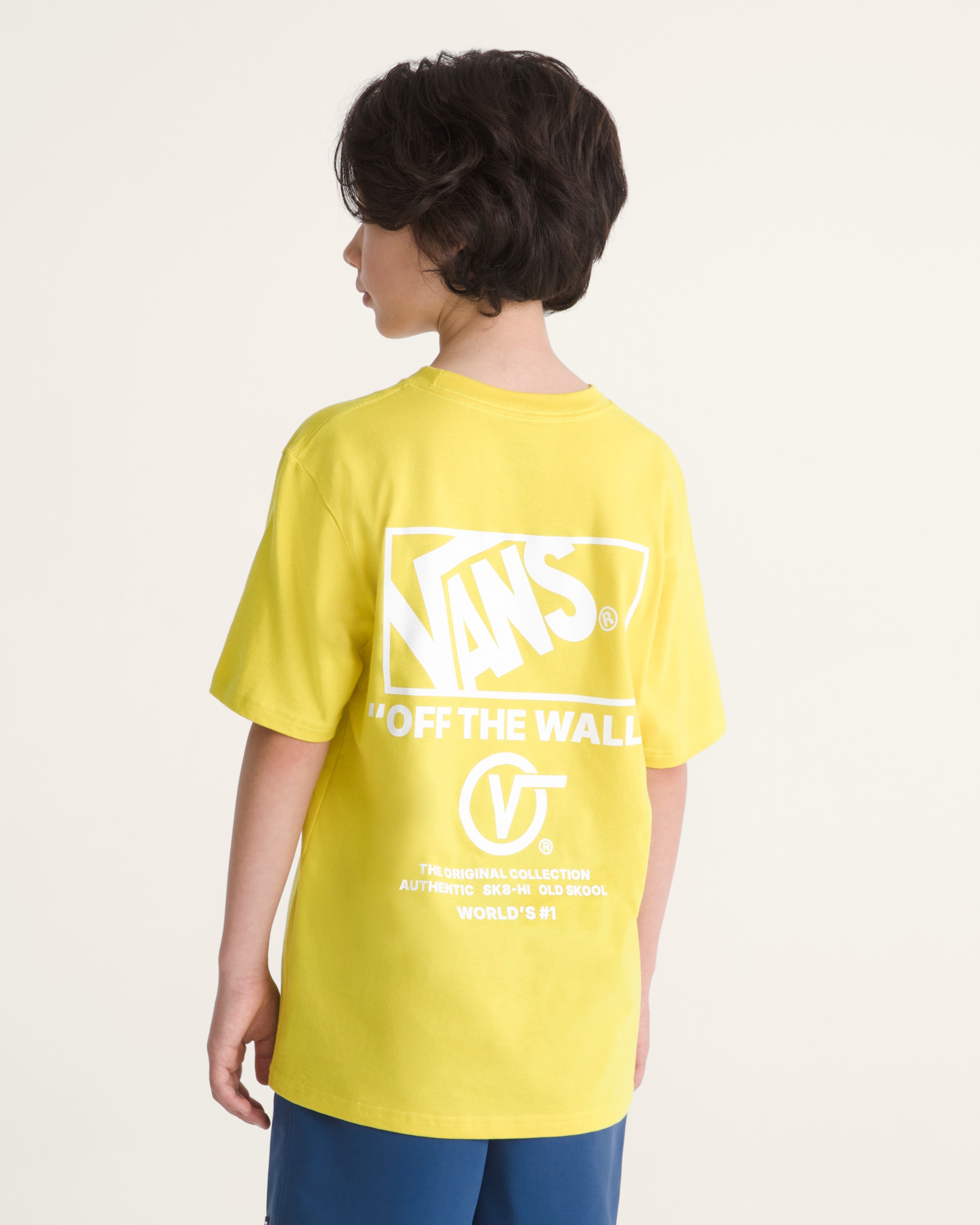 Kids Stacked Hi TShirt VANS Dusty Gold ALT3