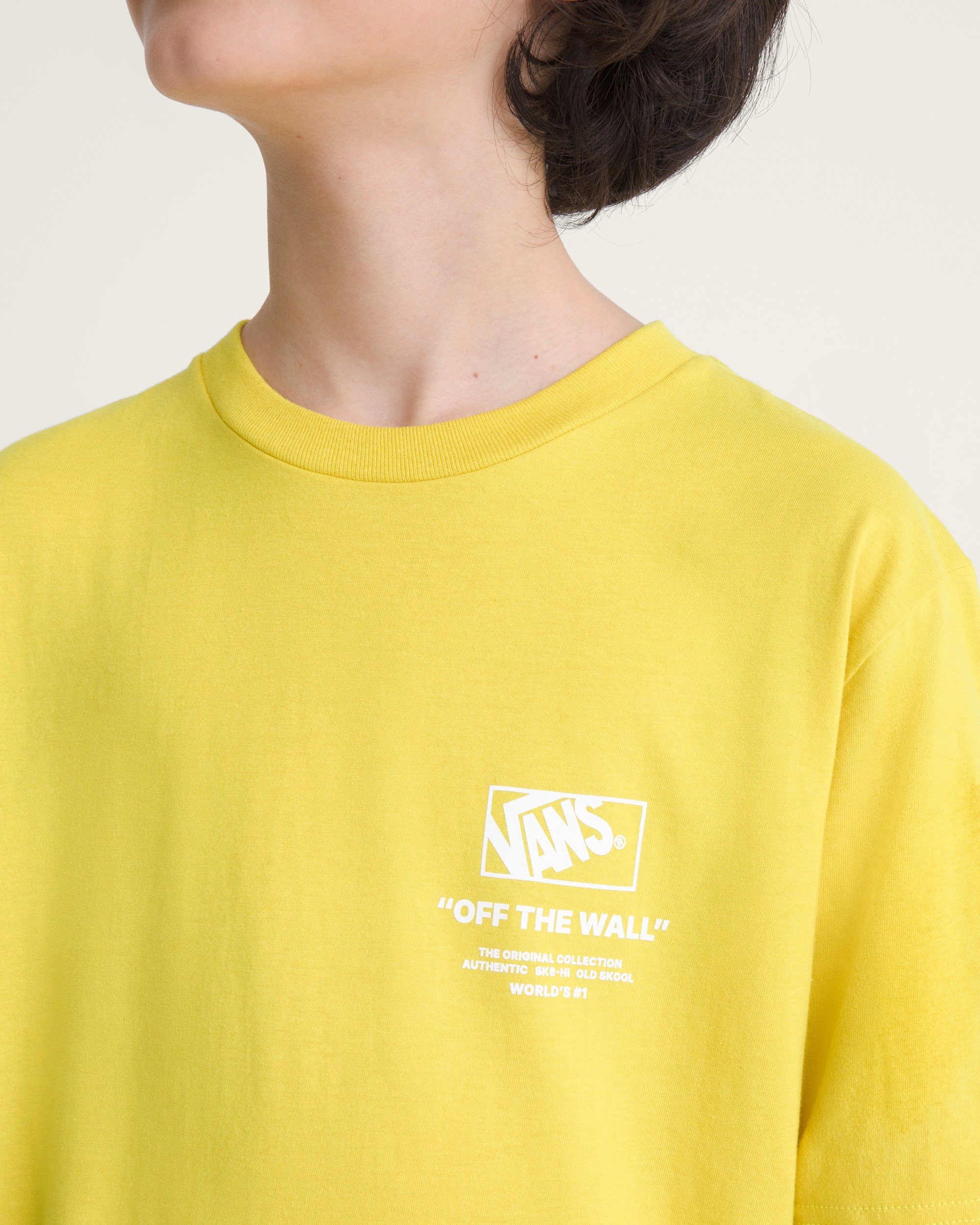 Kids Stacked Hi TShirt VANS Dusty Gold ALT4